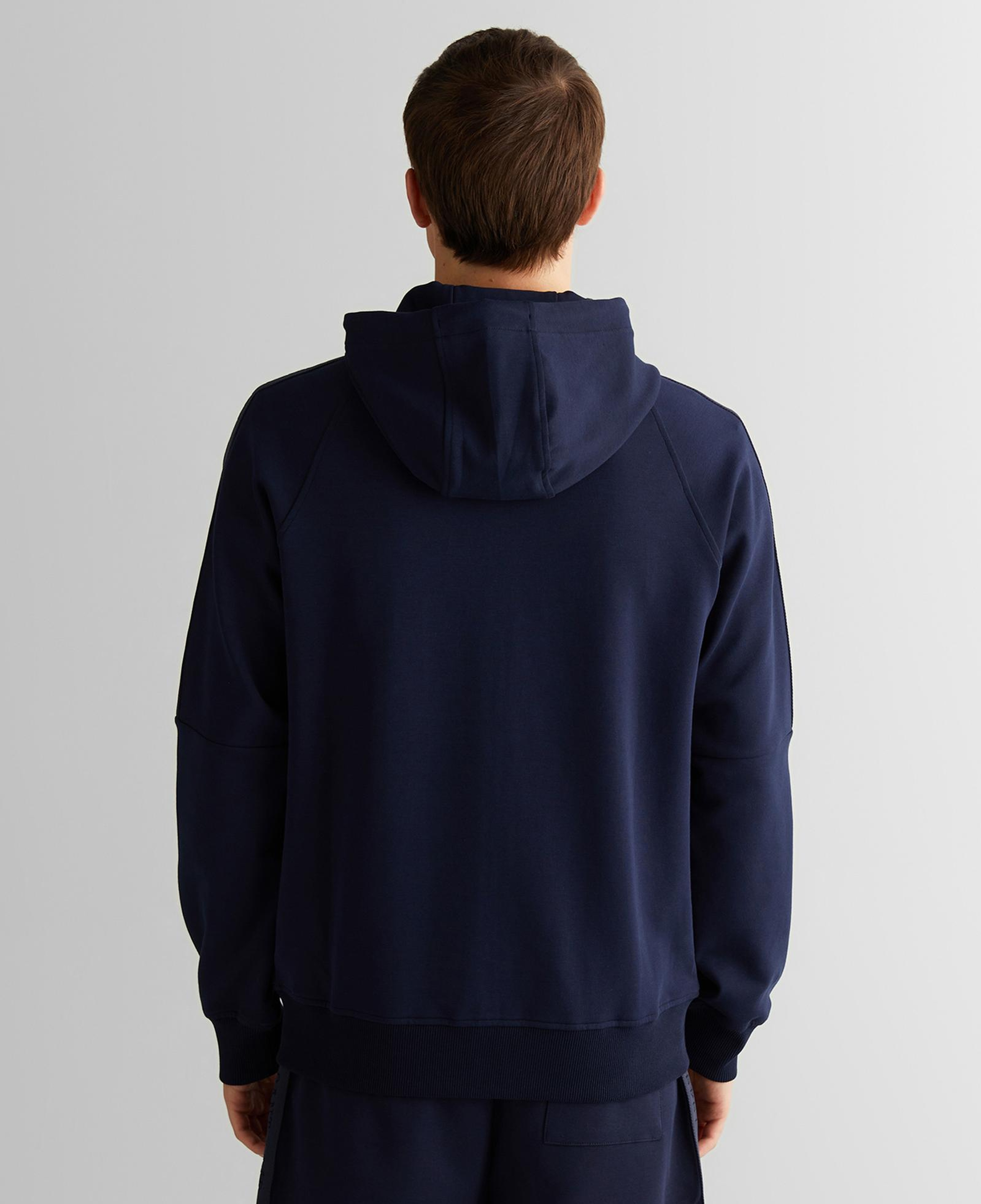 GANT Erkek Lacivert Regular Fit Kapüşonlu Sweatshirt