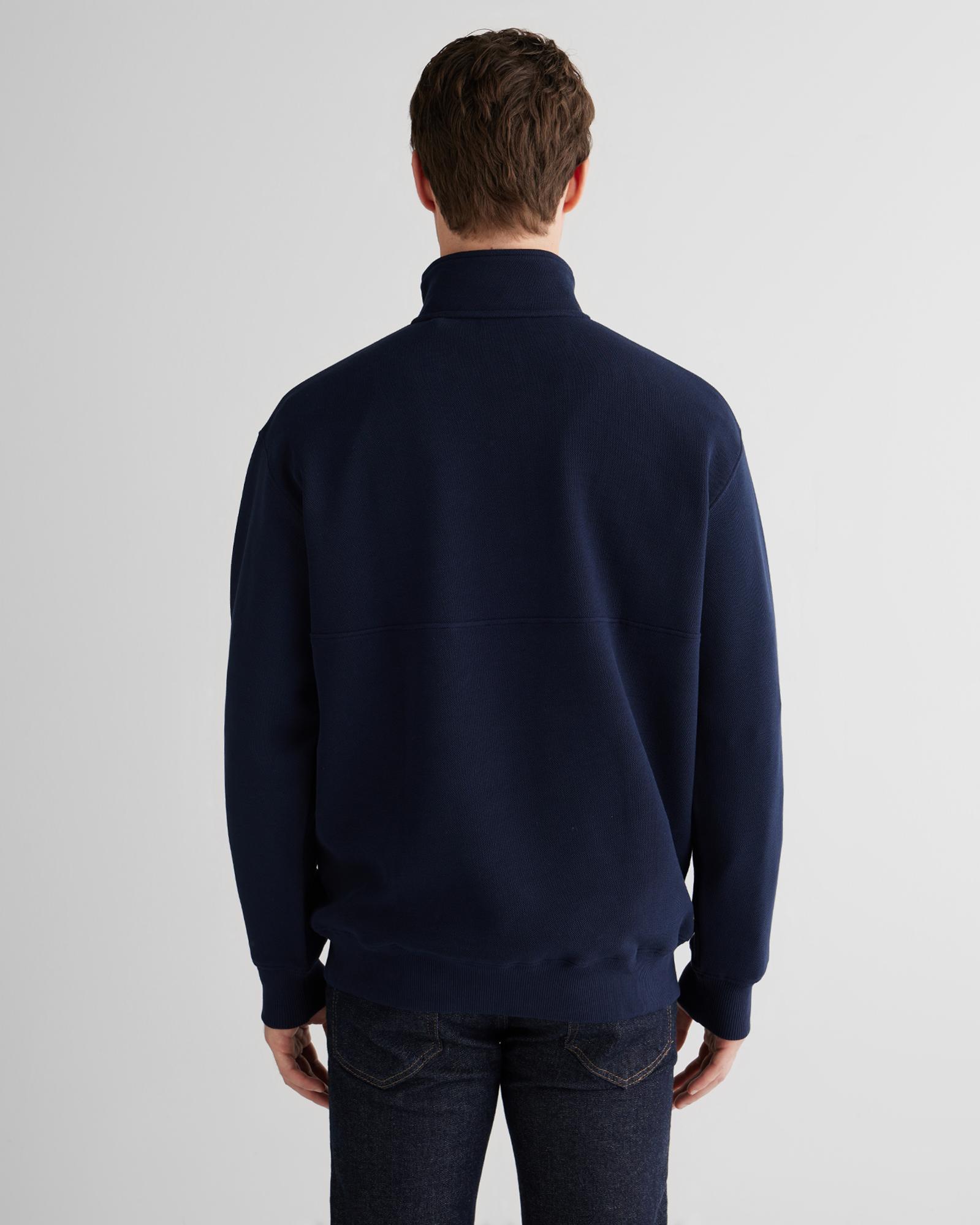 GANT Erkek Lacivert Relaxed Fit Sweatshirt