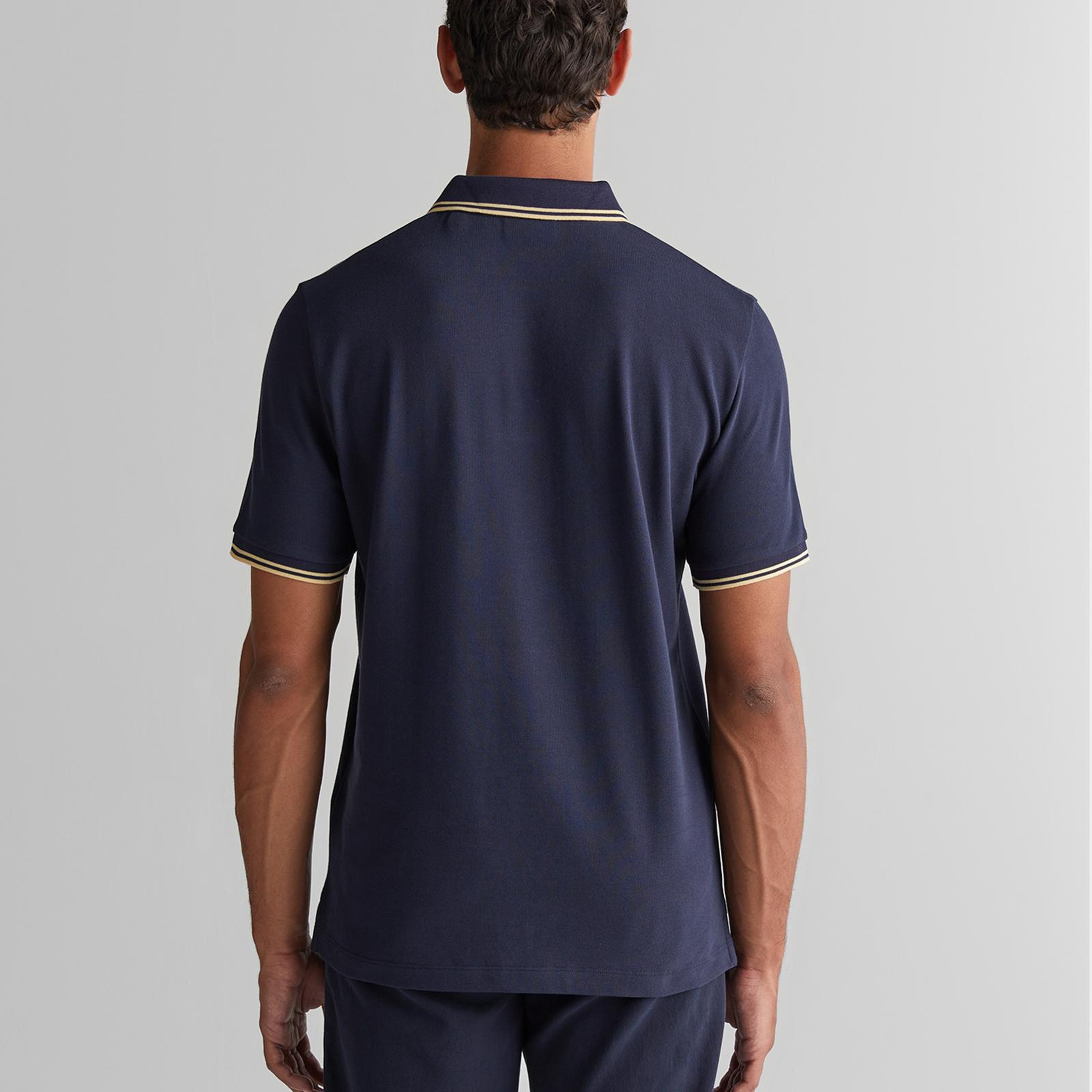 GANT Erkek Lacivert Regular Fit Polo