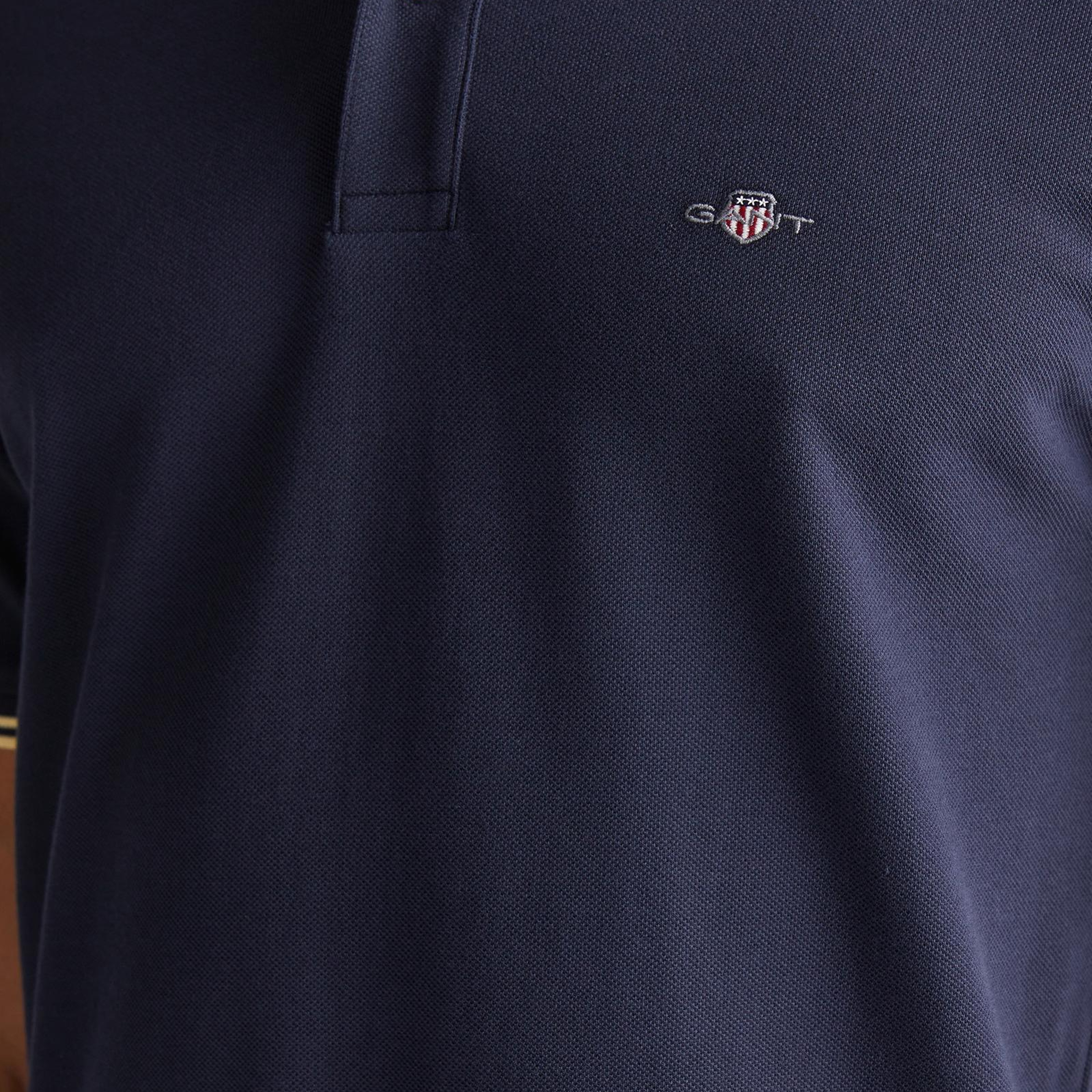 GANT Erkek Lacivert Regular Fit Polo