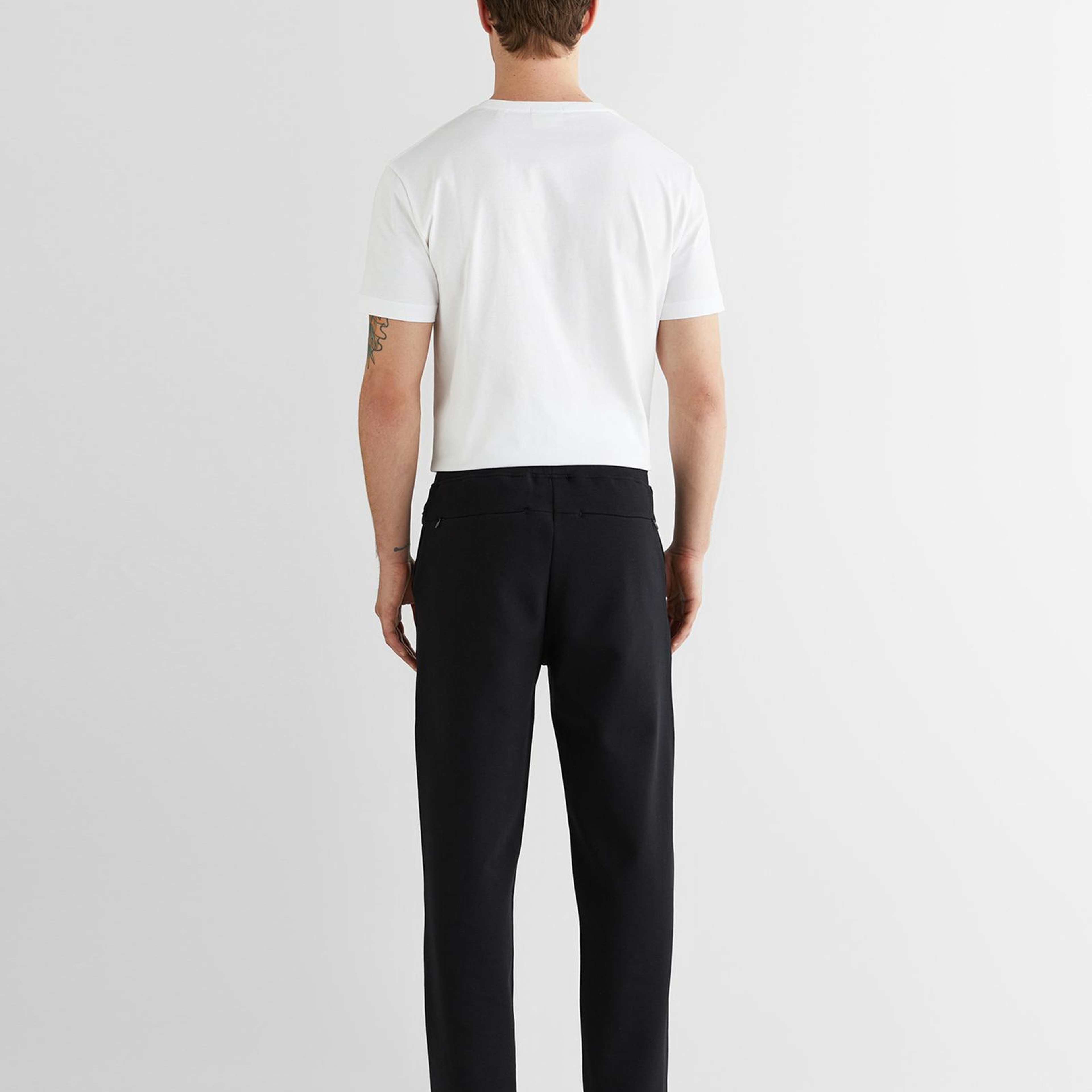 GANT Erkek Siyah Regular Fit Baskılı Eşofman Altı