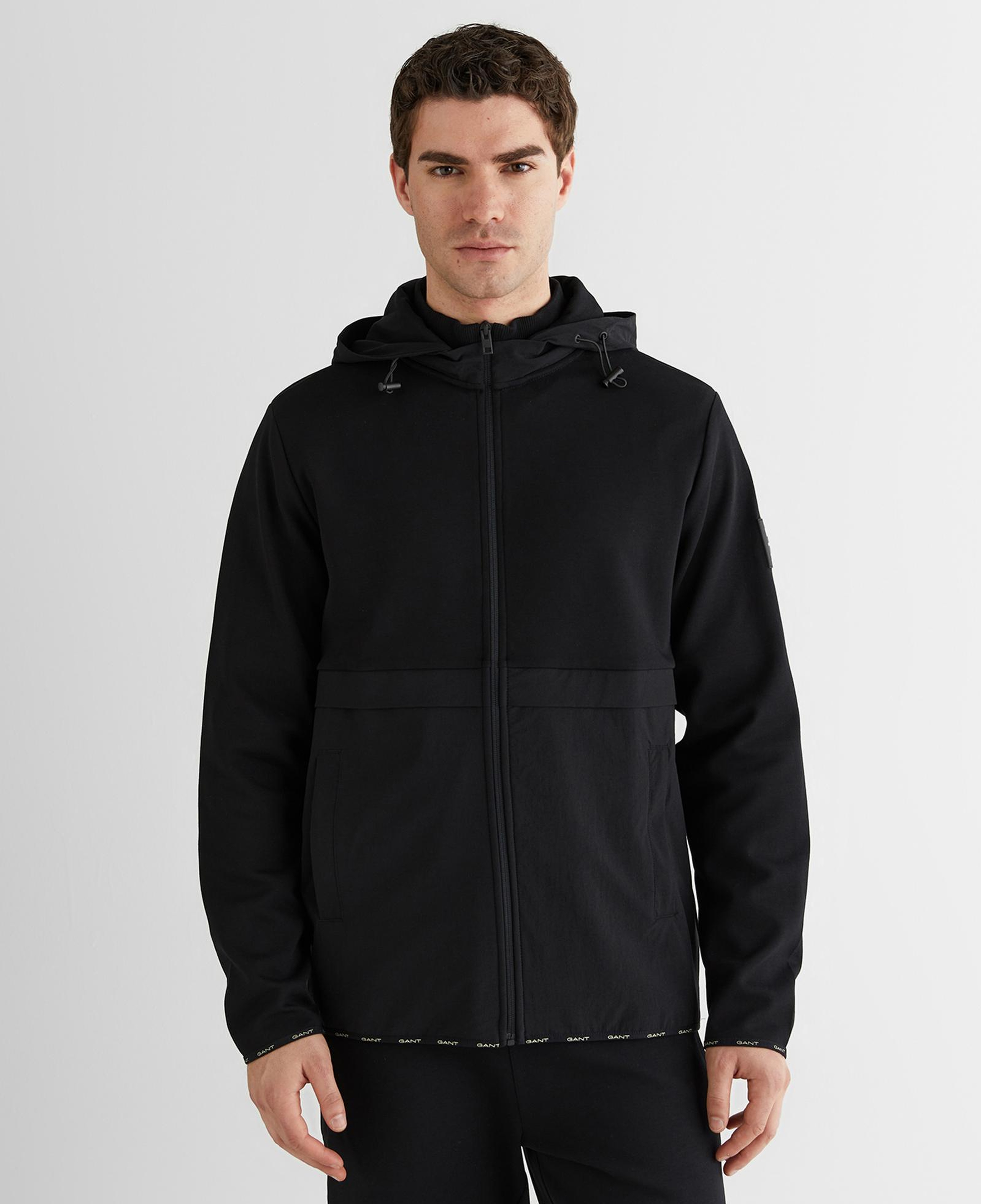 GANT Erkek Siyah Fermuarlı Hırka