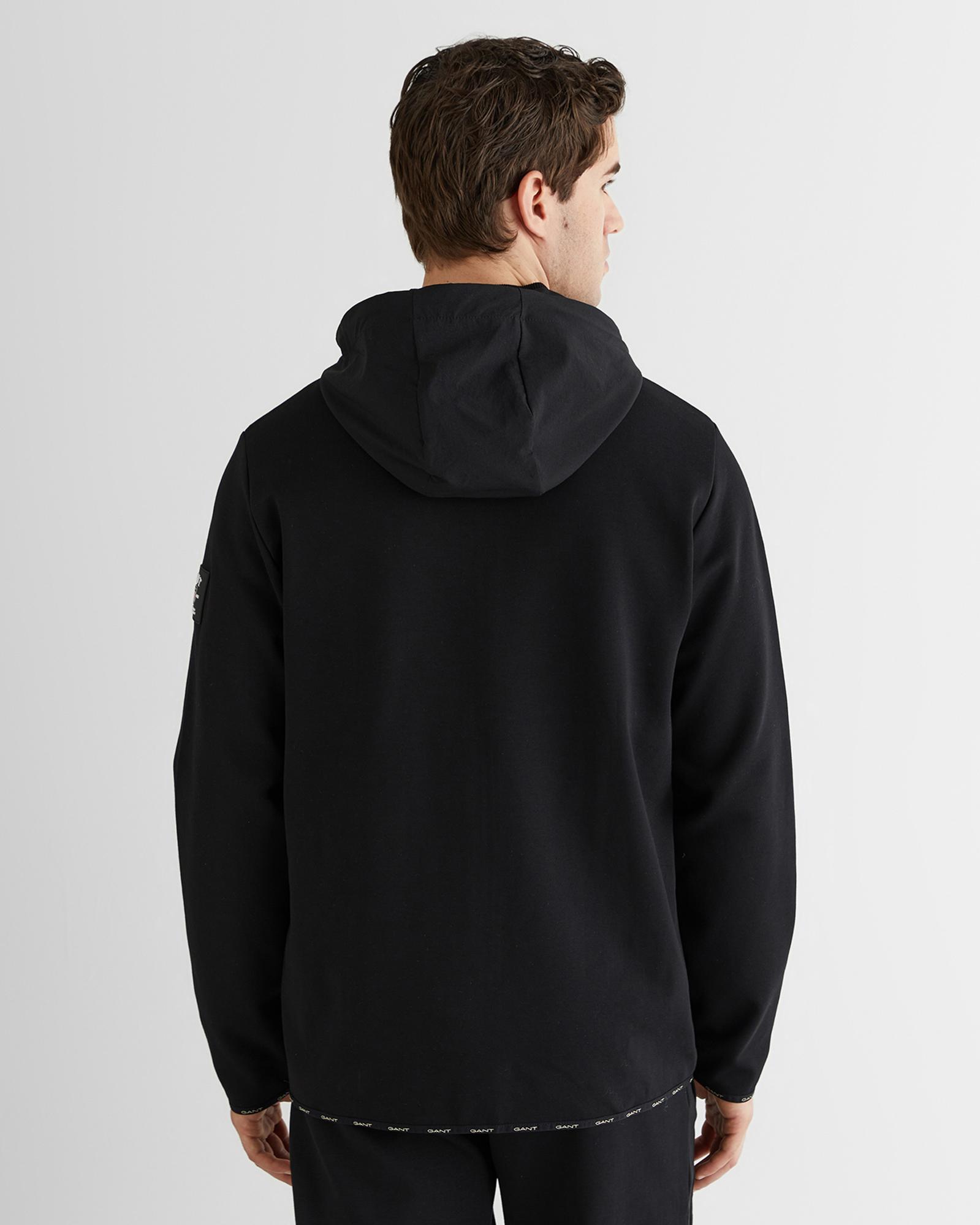 GANT Erkek Siyah Fermuarlı Hırka