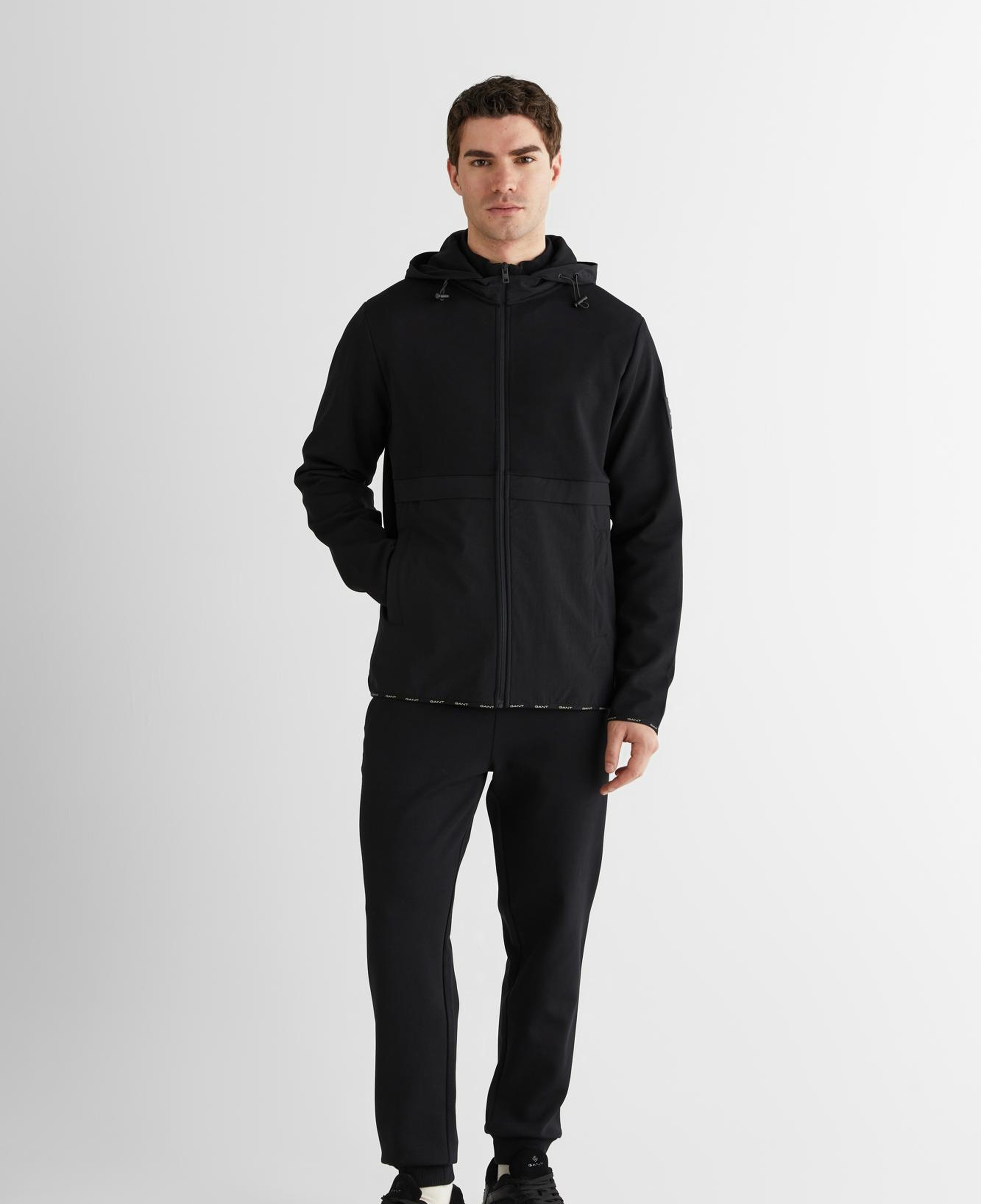 GANT Erkek Siyah Fermuarlı Hırka