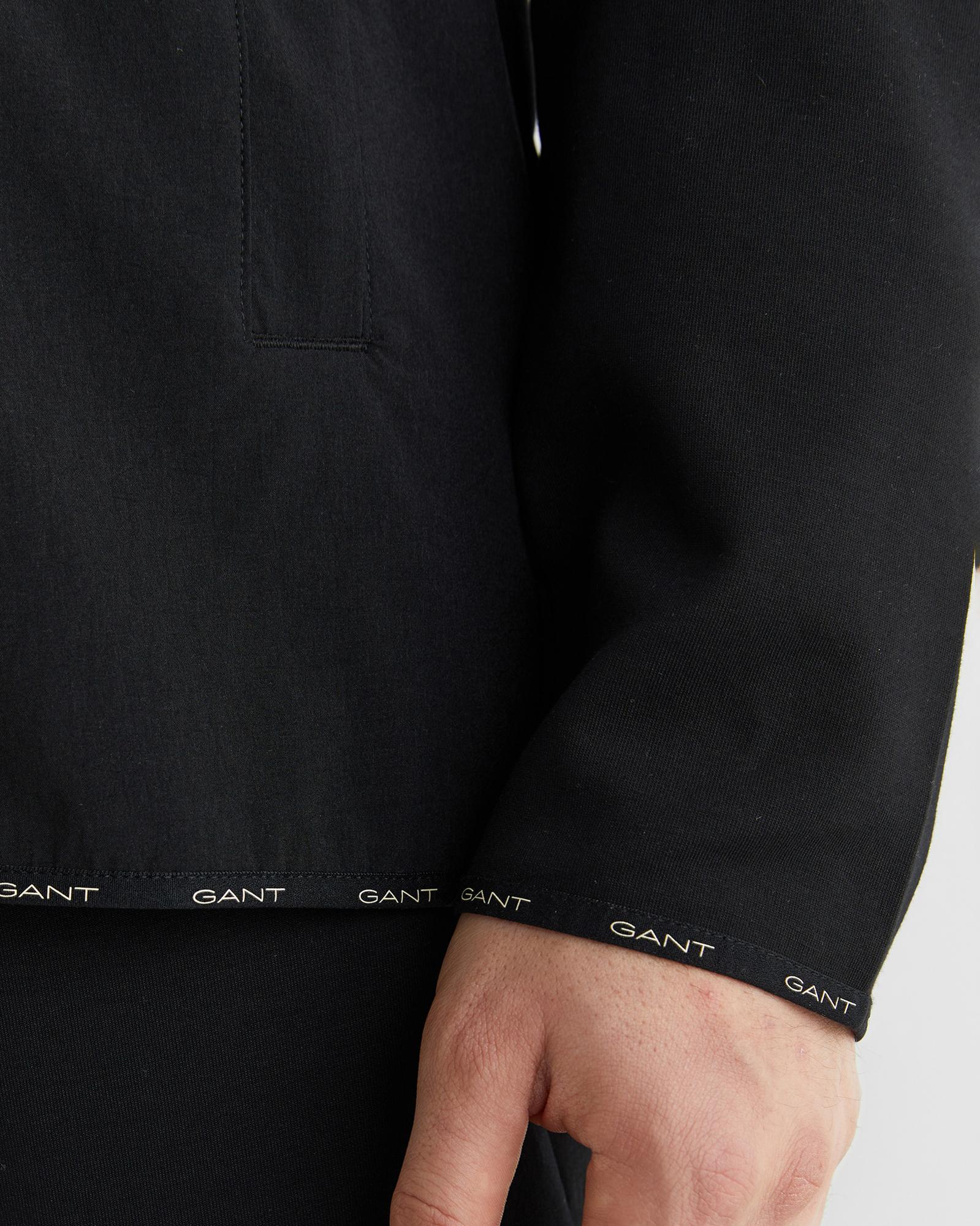 GANT Erkek Siyah Fermuarlı Hırka