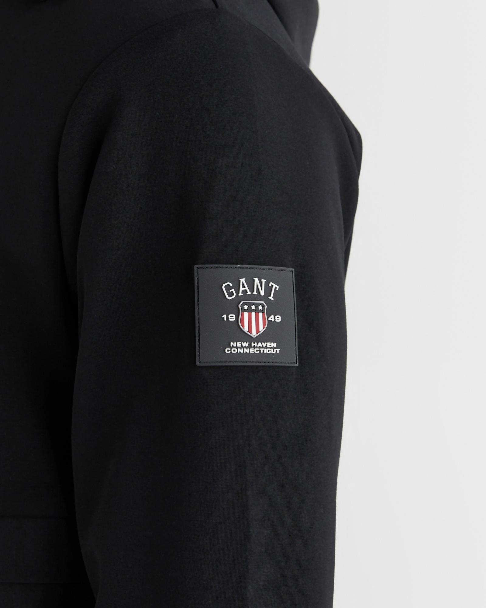 GANT Erkek Siyah Fermuarlı Hırka