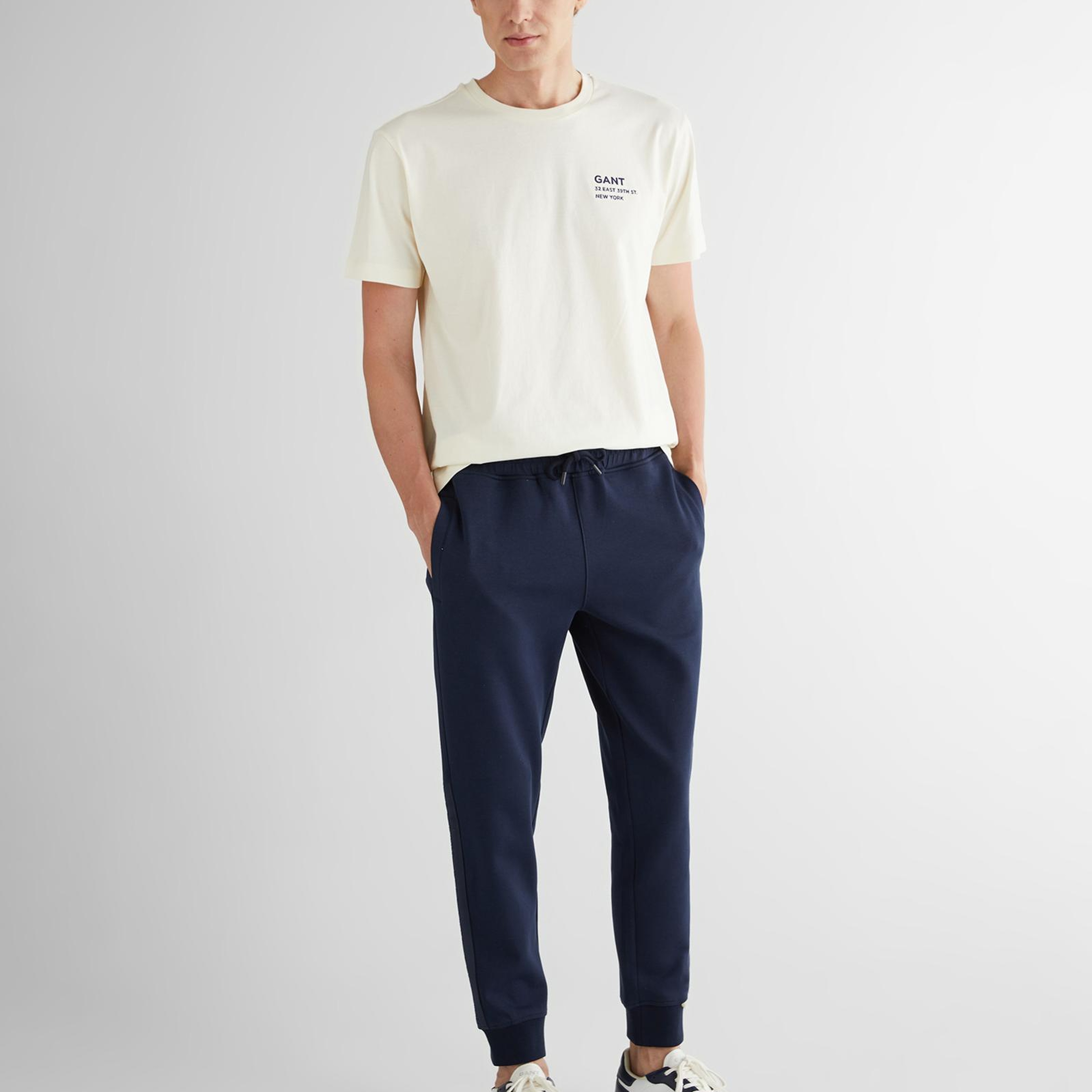 GANT Erkek Lacivert Regular Fit Eşofman Altı