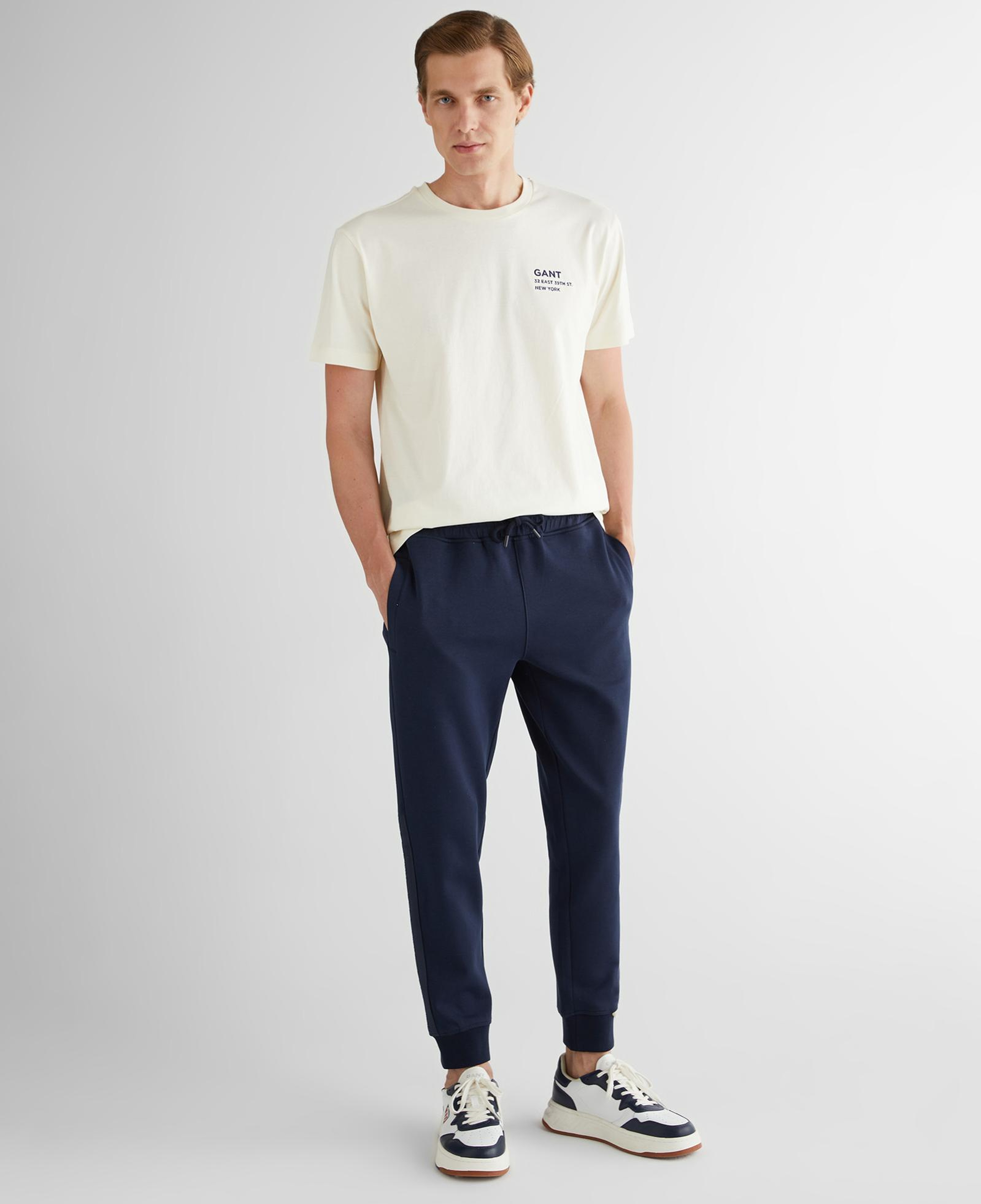 GANT Erkek Lacivert Regular Fit Eşofman Altı