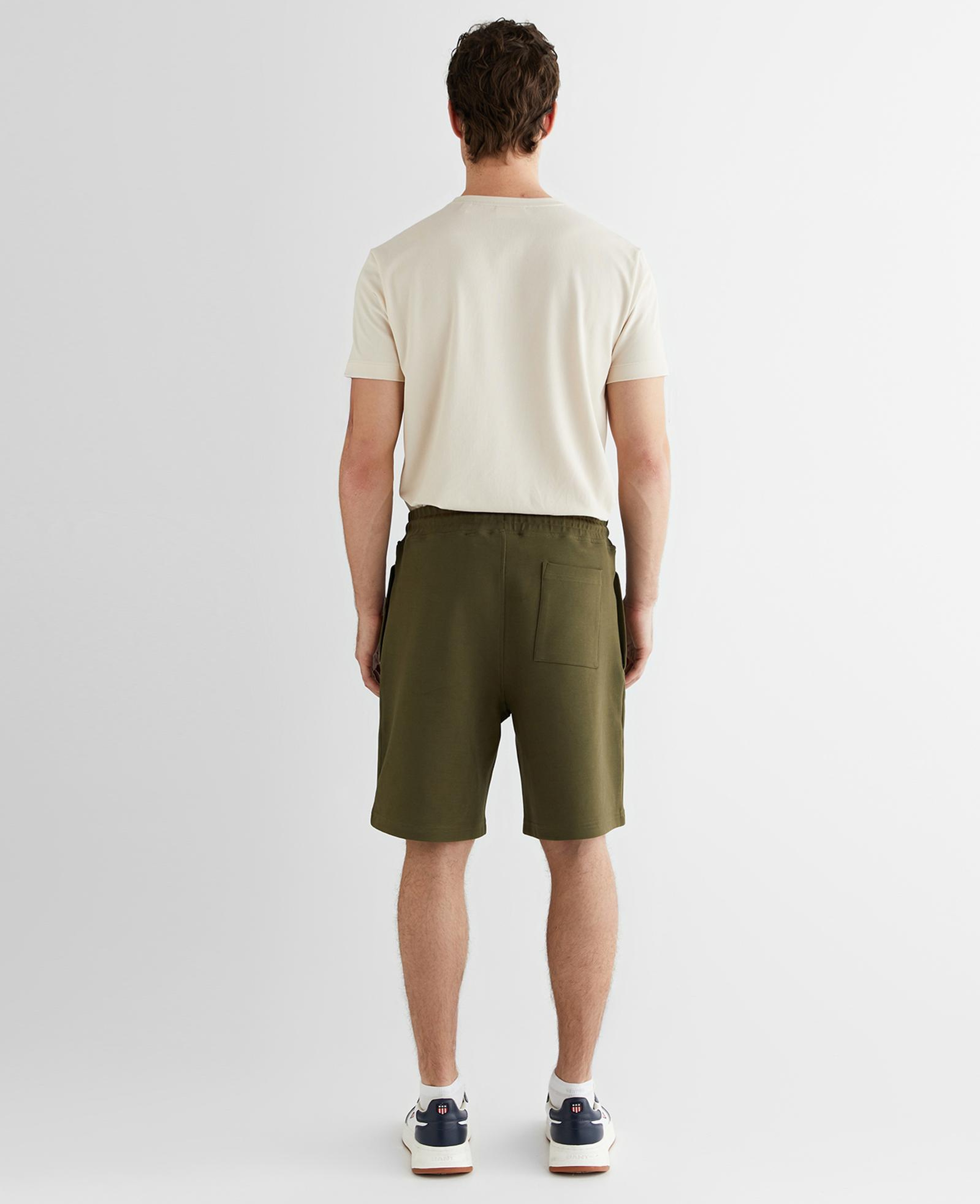 GANT Erkek Yeşil Regular Fit Logolu Şort