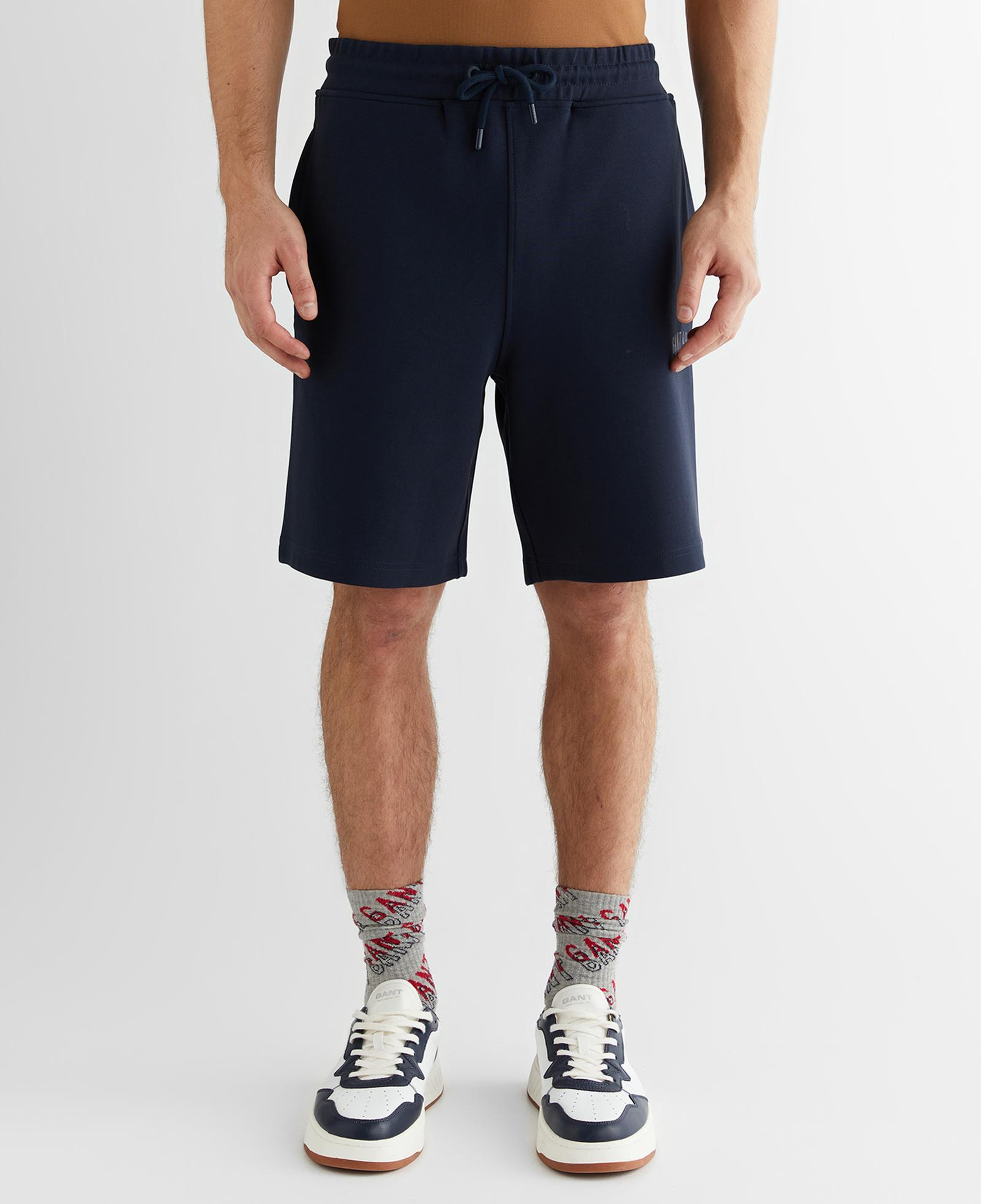 GANT Erkek Lacivert Regular Fit Logolu Şort