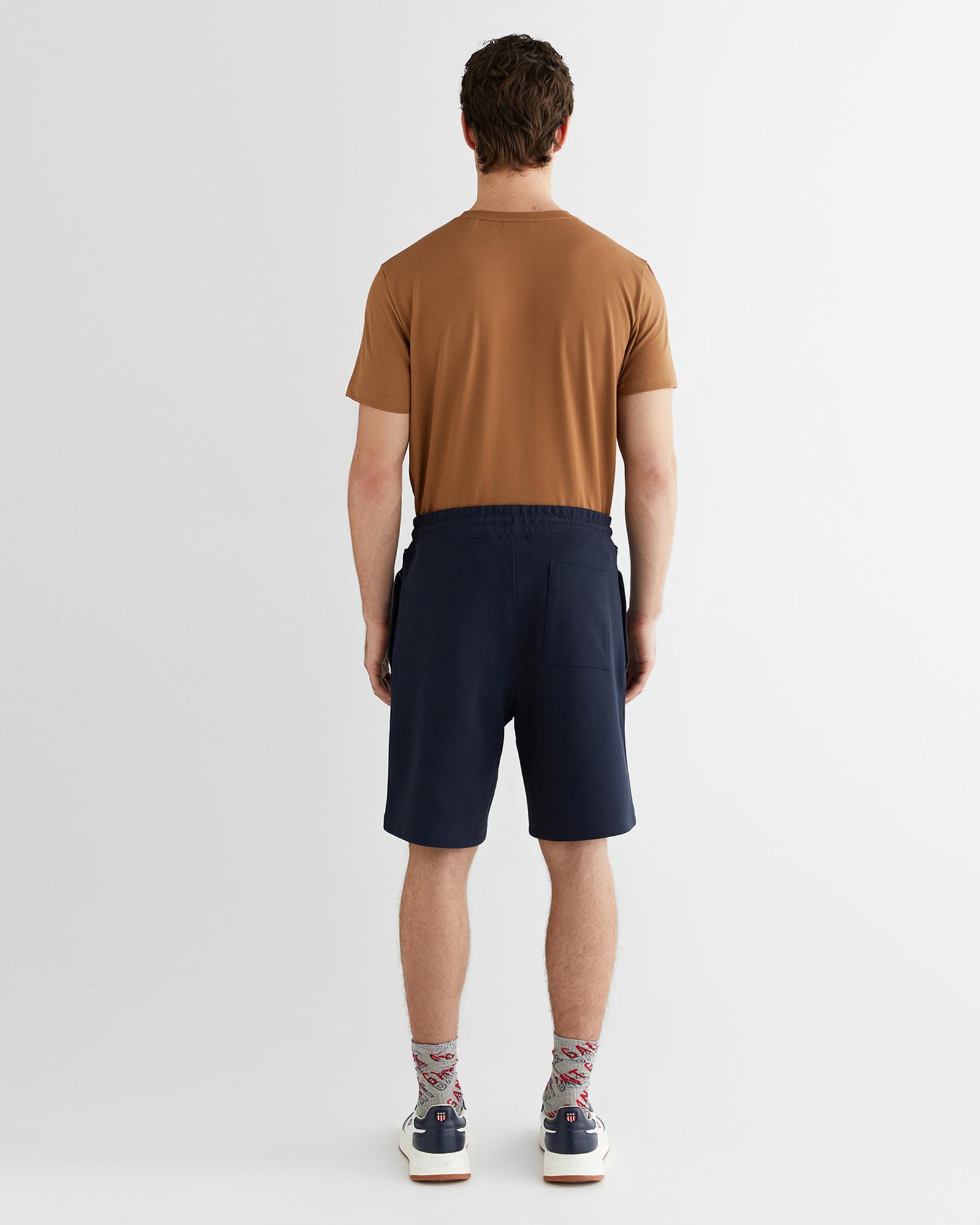 GANT Erkek Lacivert Regular Fit Logolu Şort