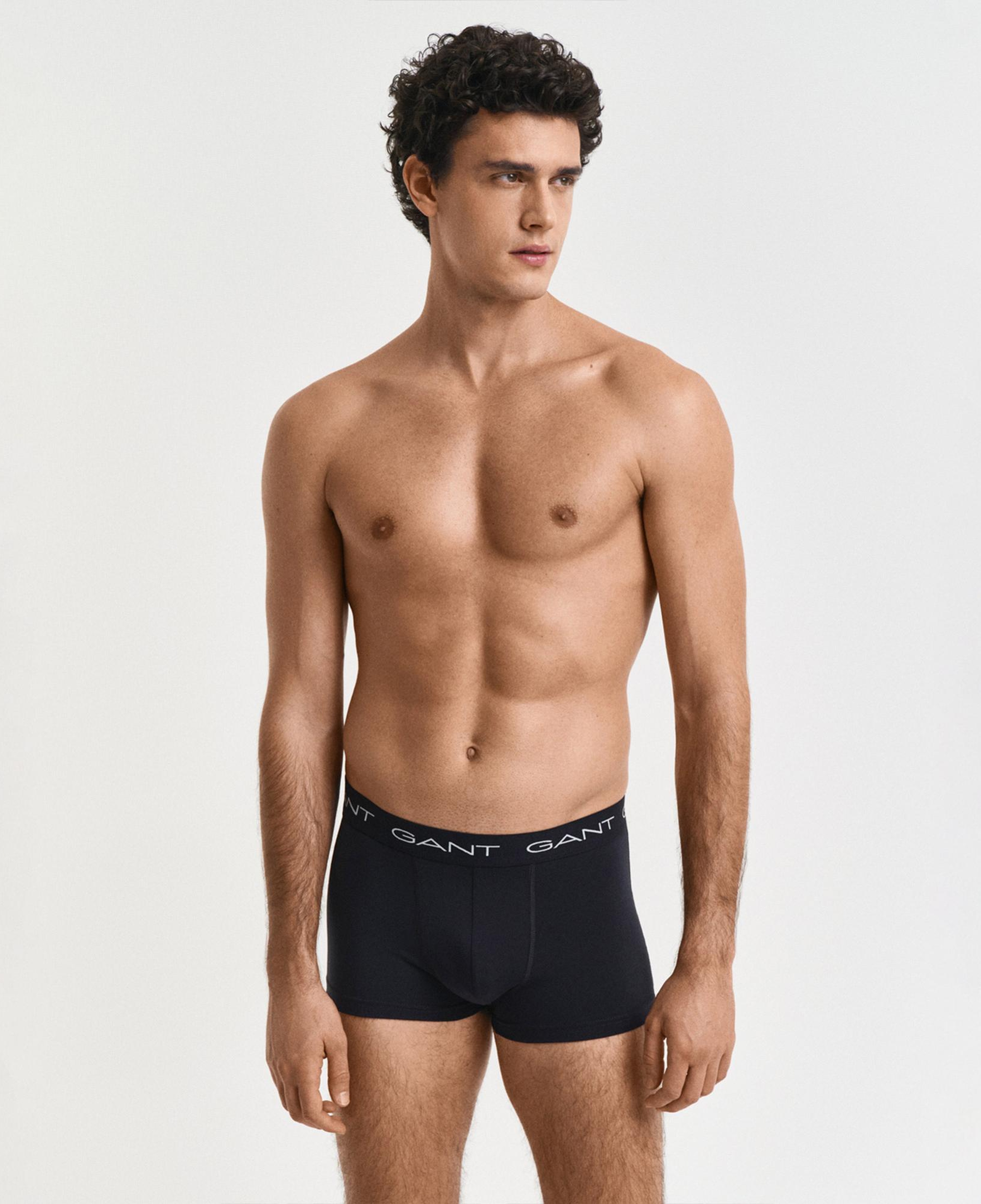 GANT Erkek Siyah Düz Boxer