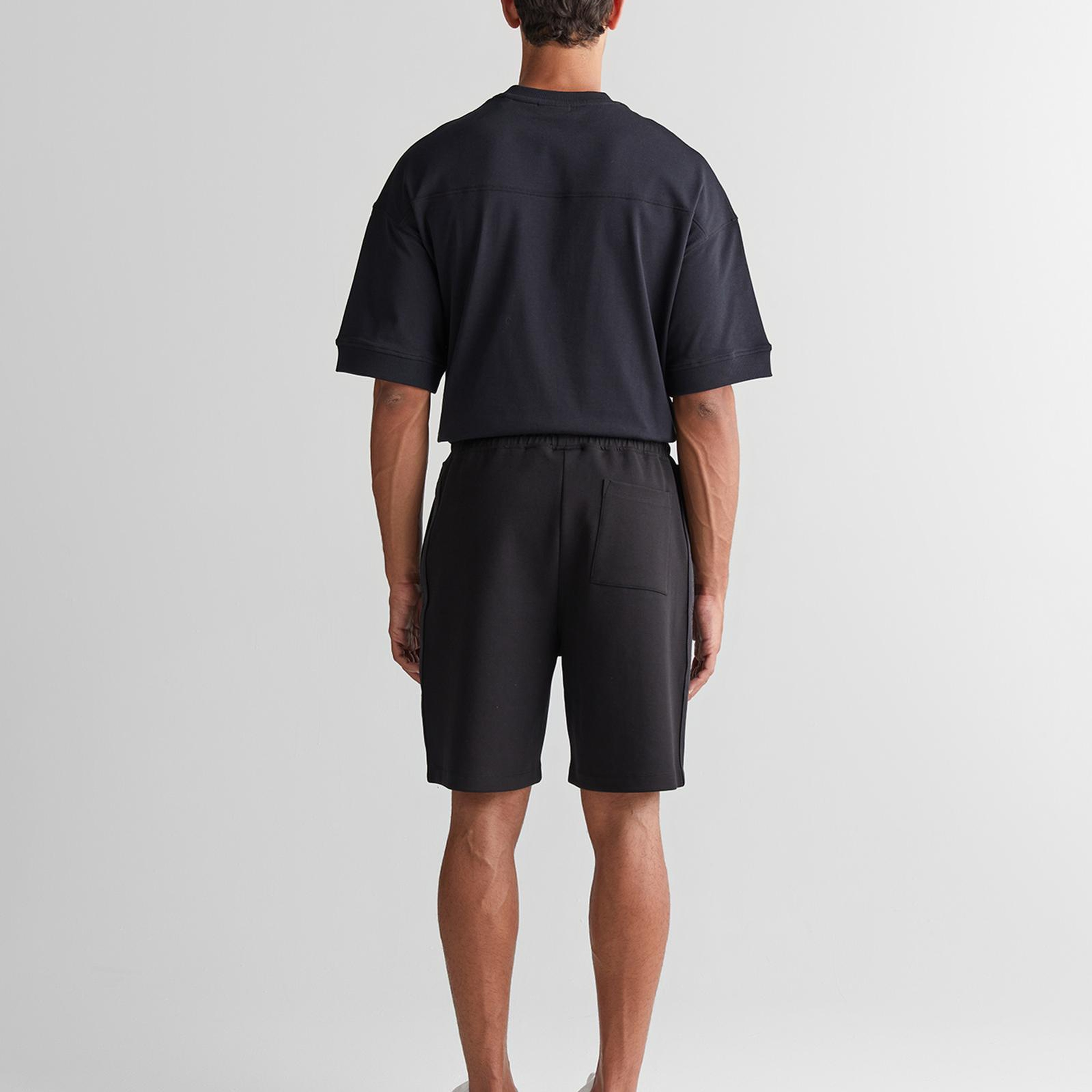 Gant Erkek Siyah Regular Fit Logolu Şort