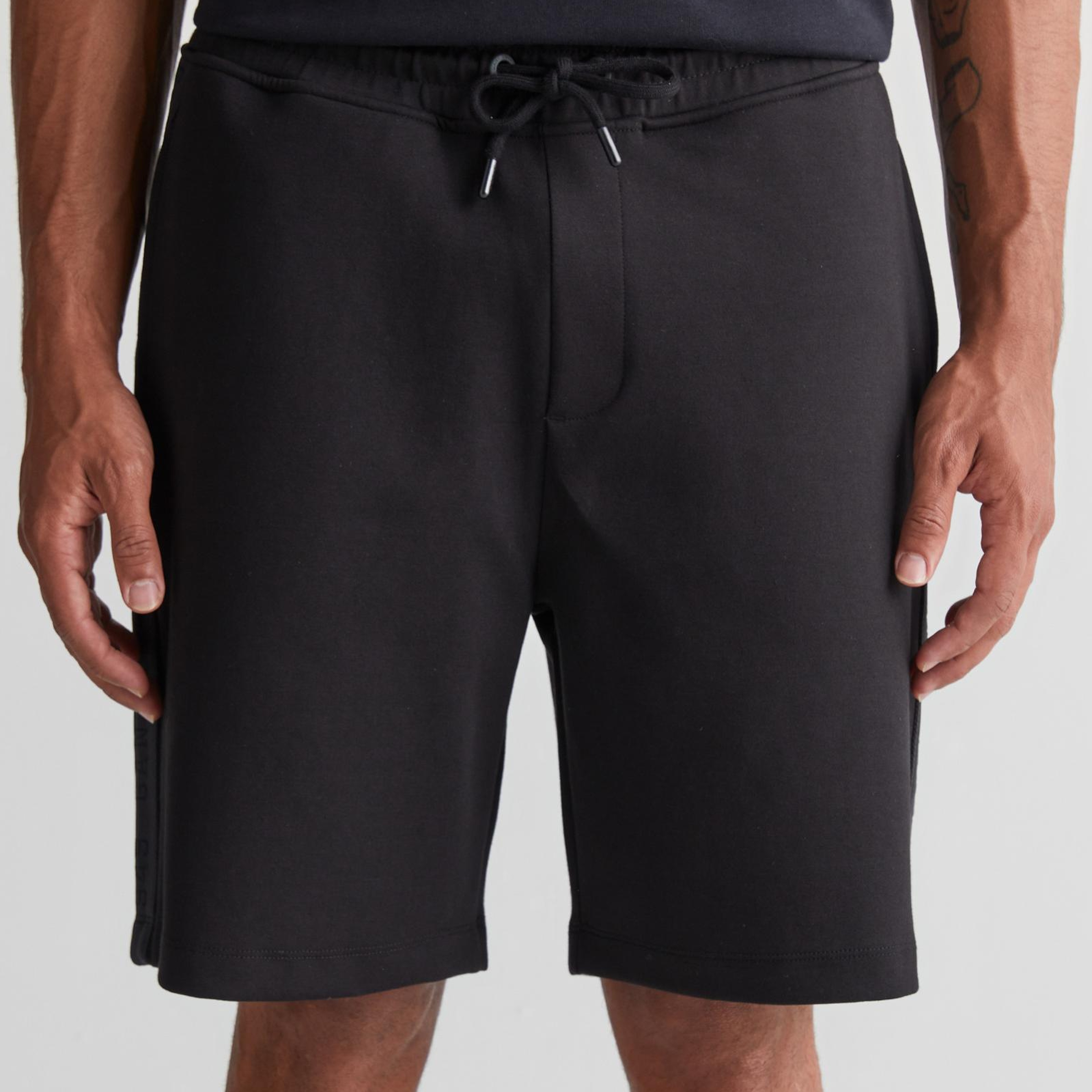 Gant Erkek Siyah Regular Fit Logolu Şort