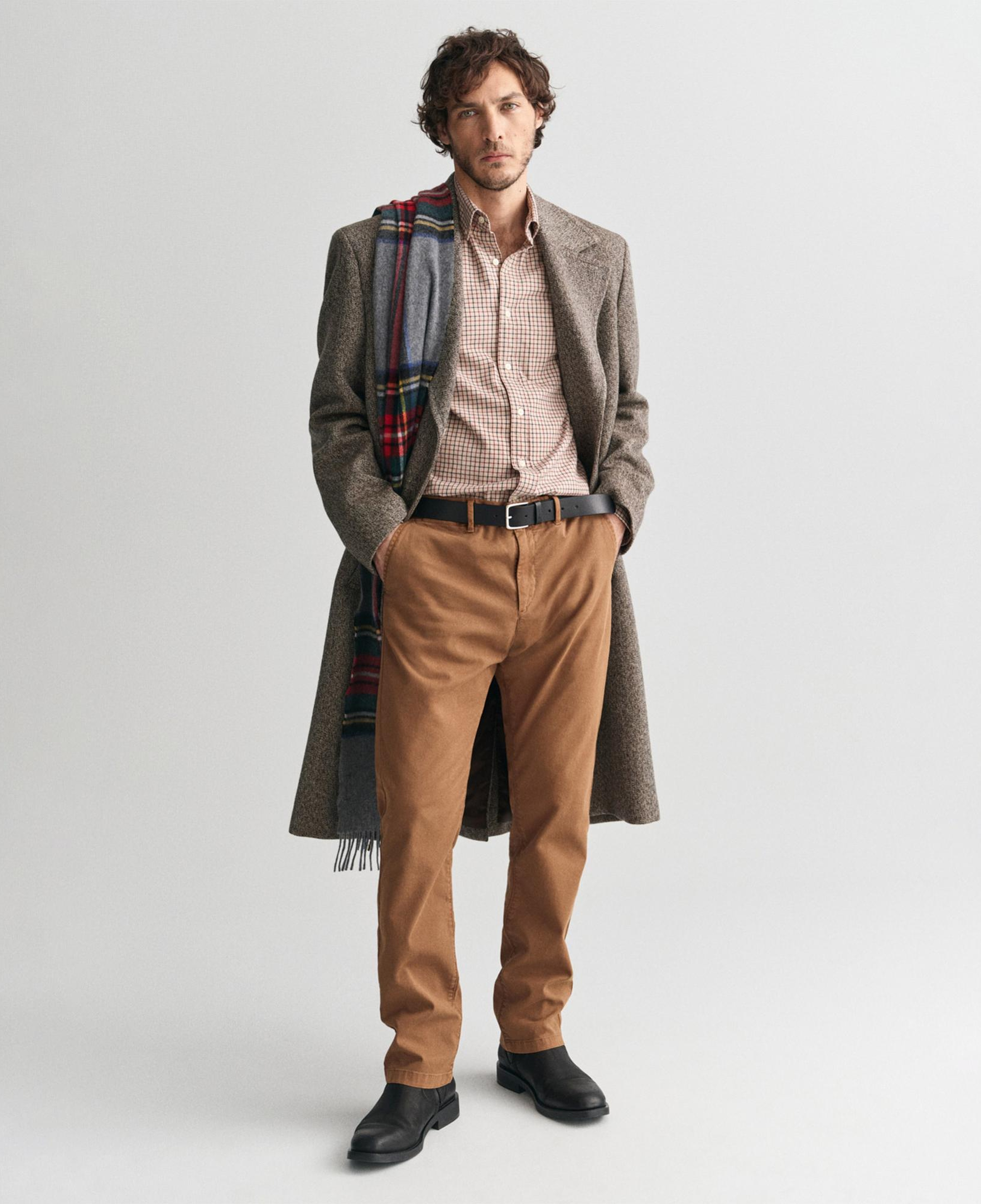 GANT Erkek Kahverengi Slim Fit Pantolon