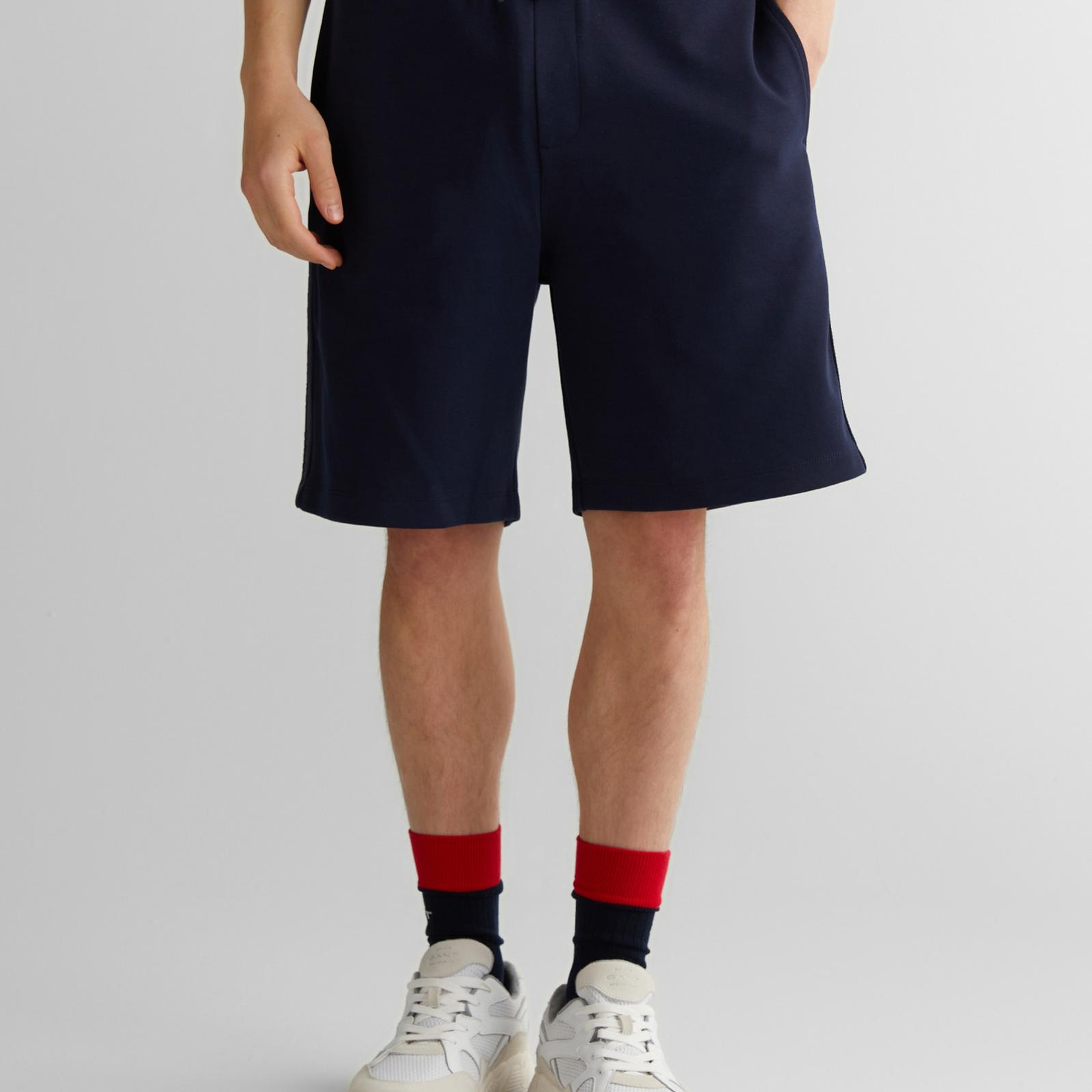 GANT Erkek Lacivert Regular Fit Logolu Şort