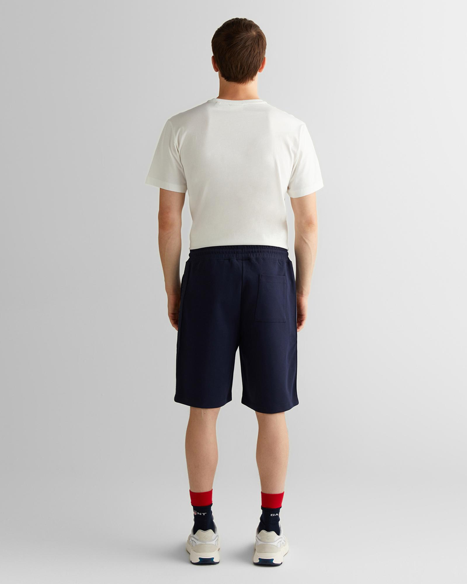 GANT Erkek Lacivert Regular Fit Logolu Şort