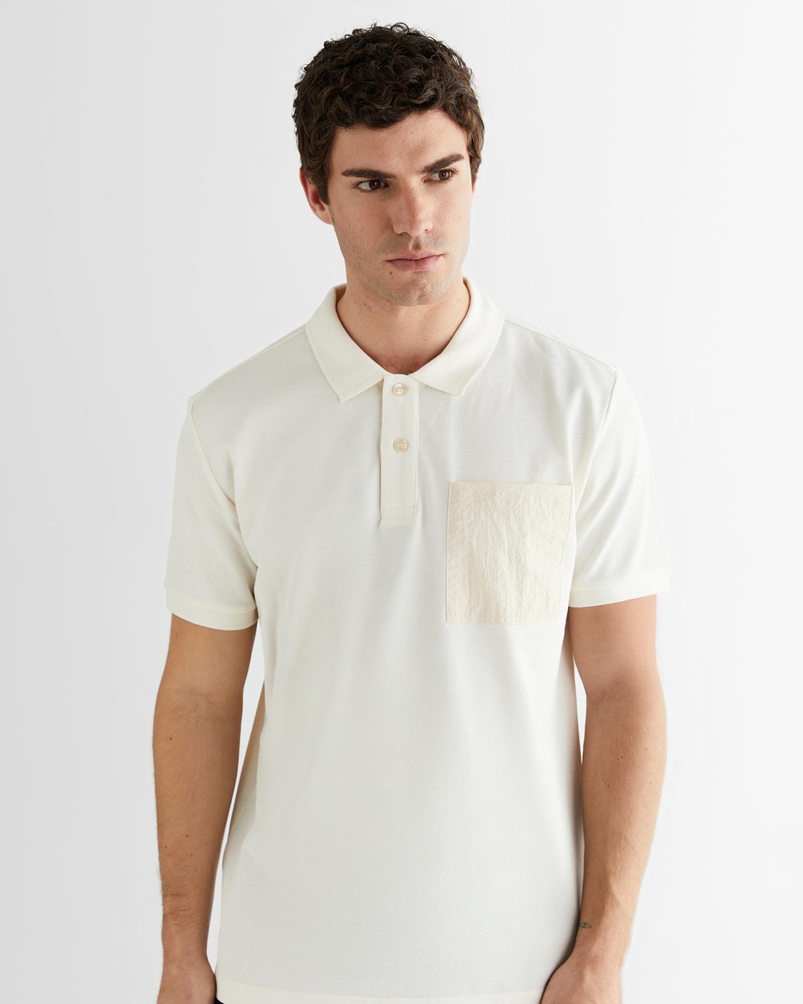 GANT Erkek Krem Polo