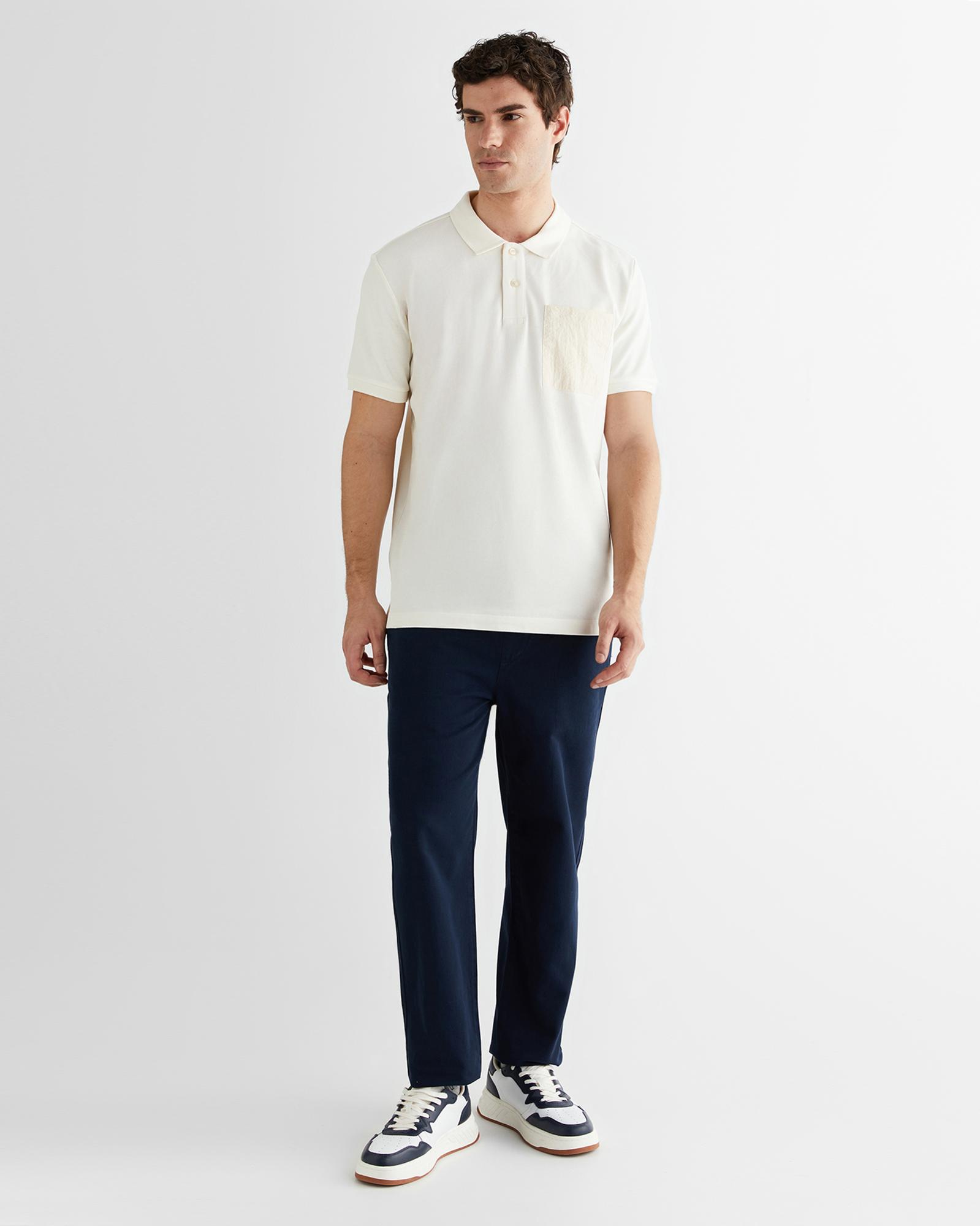 GANT Erkek Krem Polo