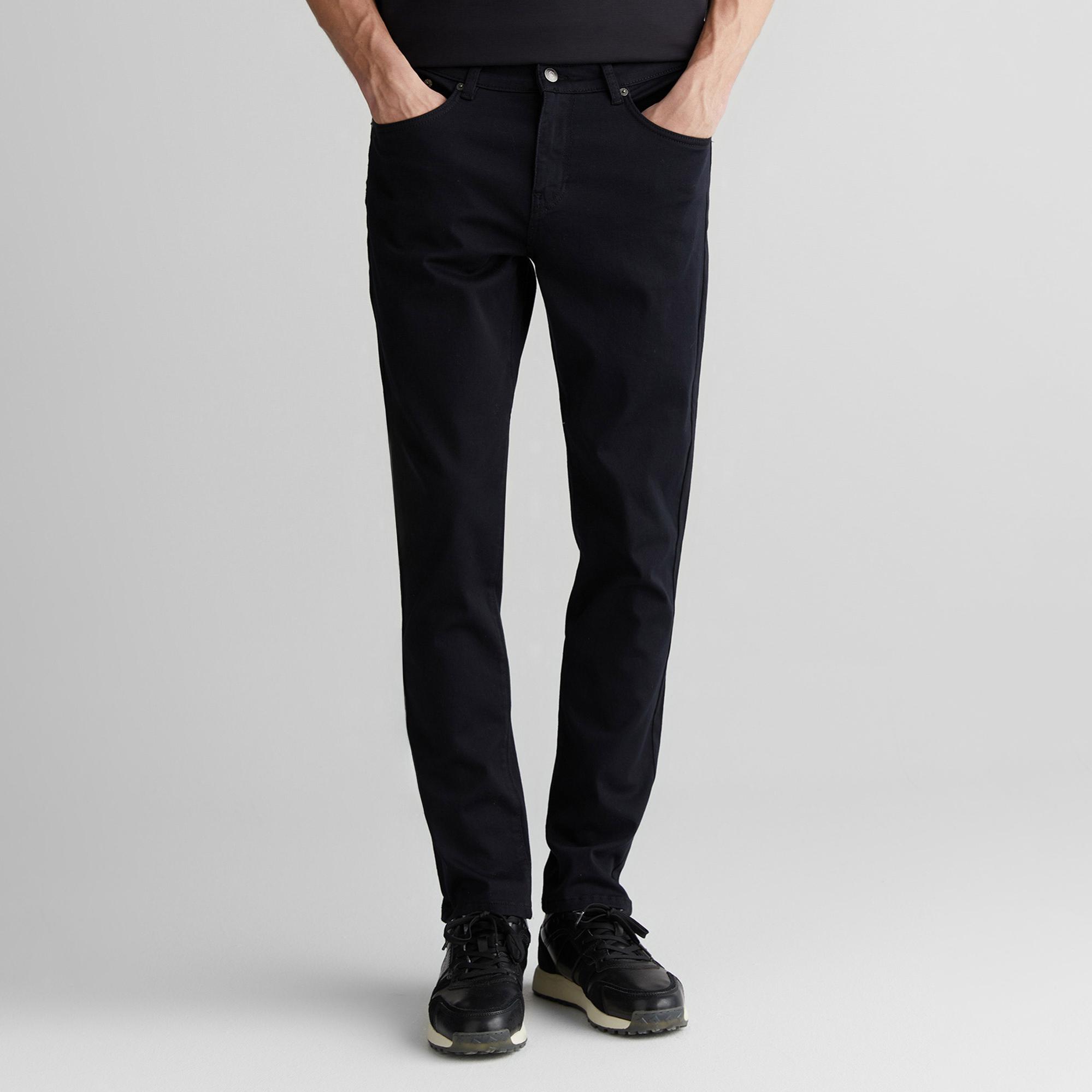 GANT Erkek Siyah Slim Fit Pantolon