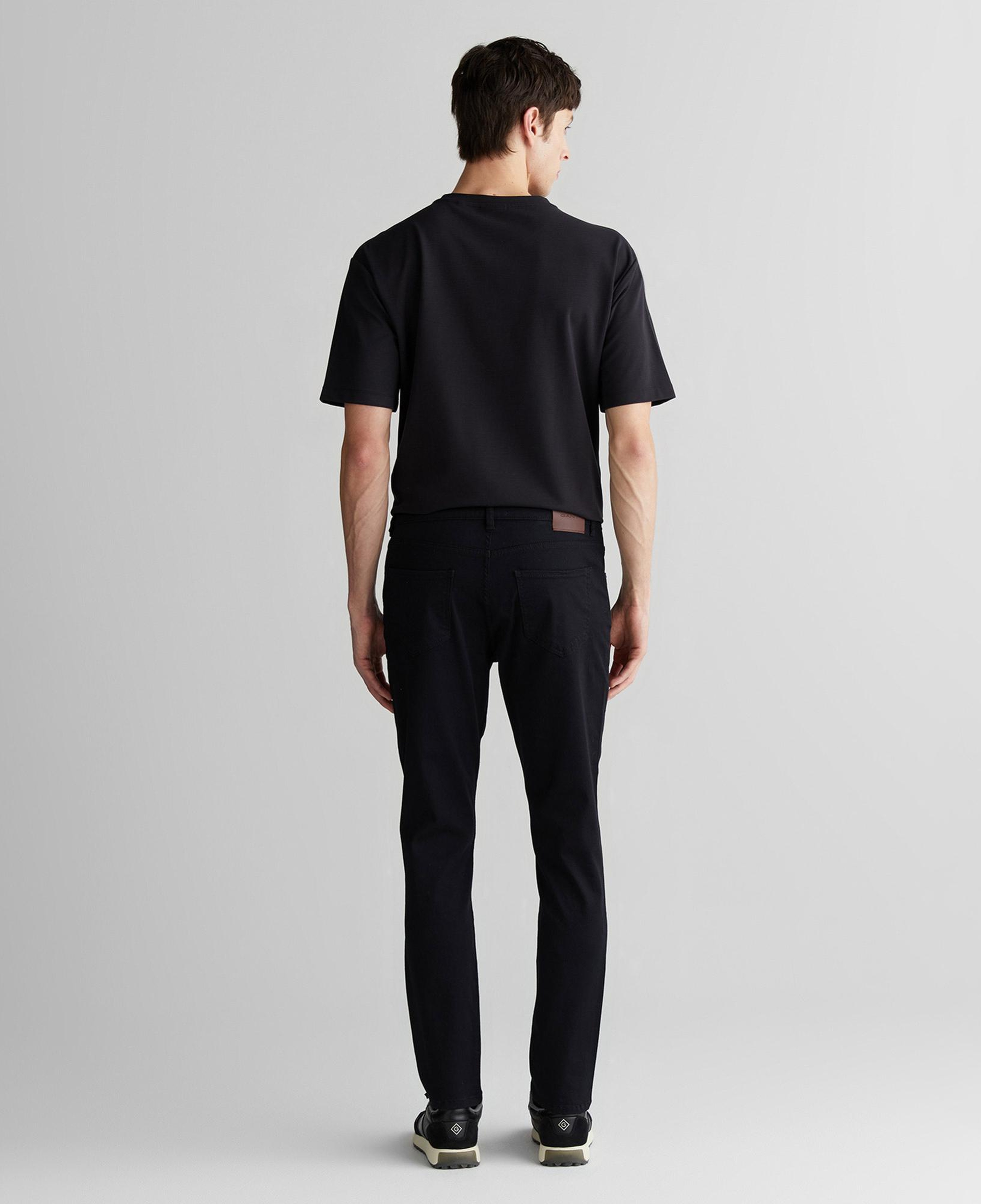 GANT Erkek Siyah Slim Fit Pantolon