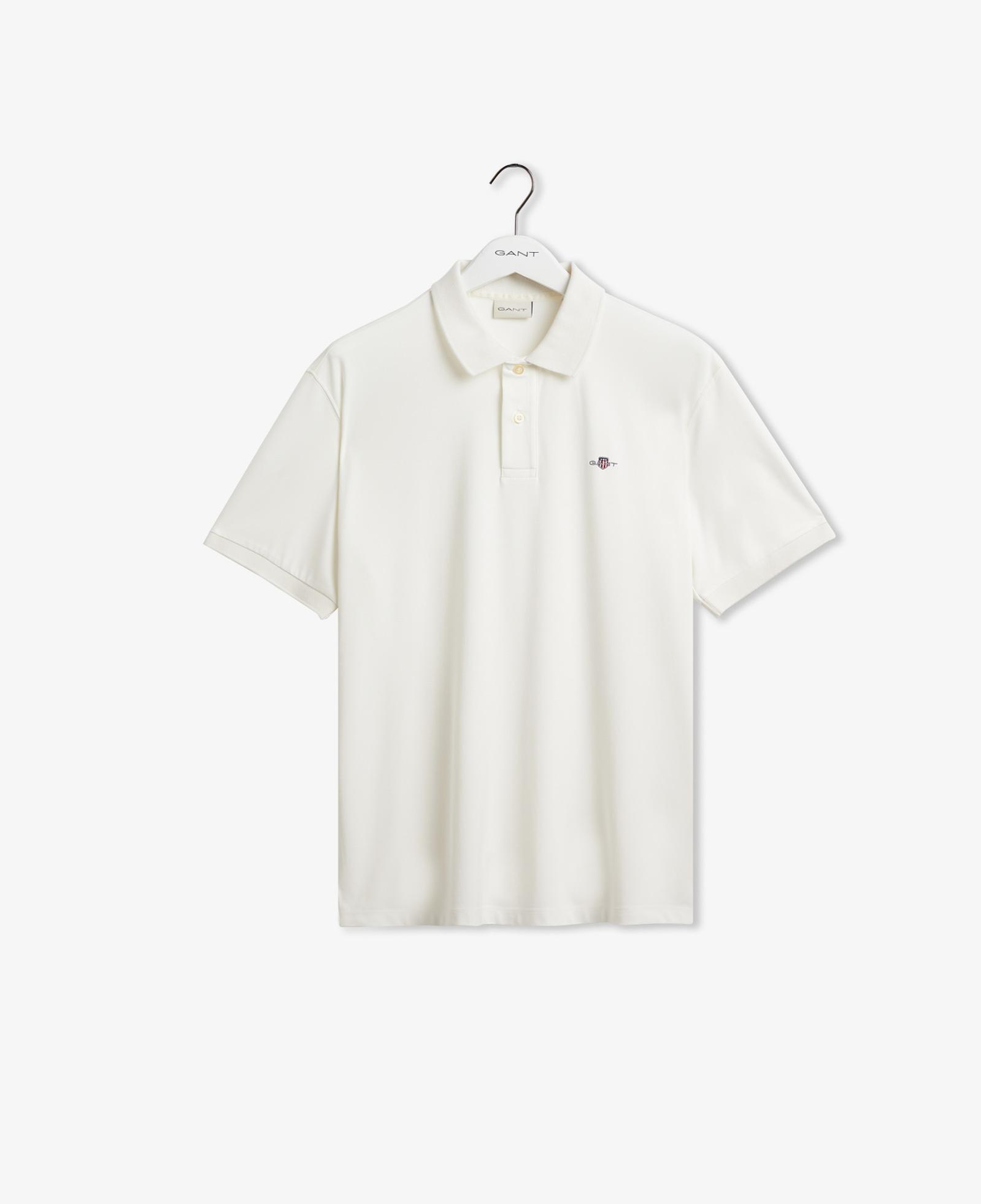 GANT Erkek Krem Relaxed Fit Polo