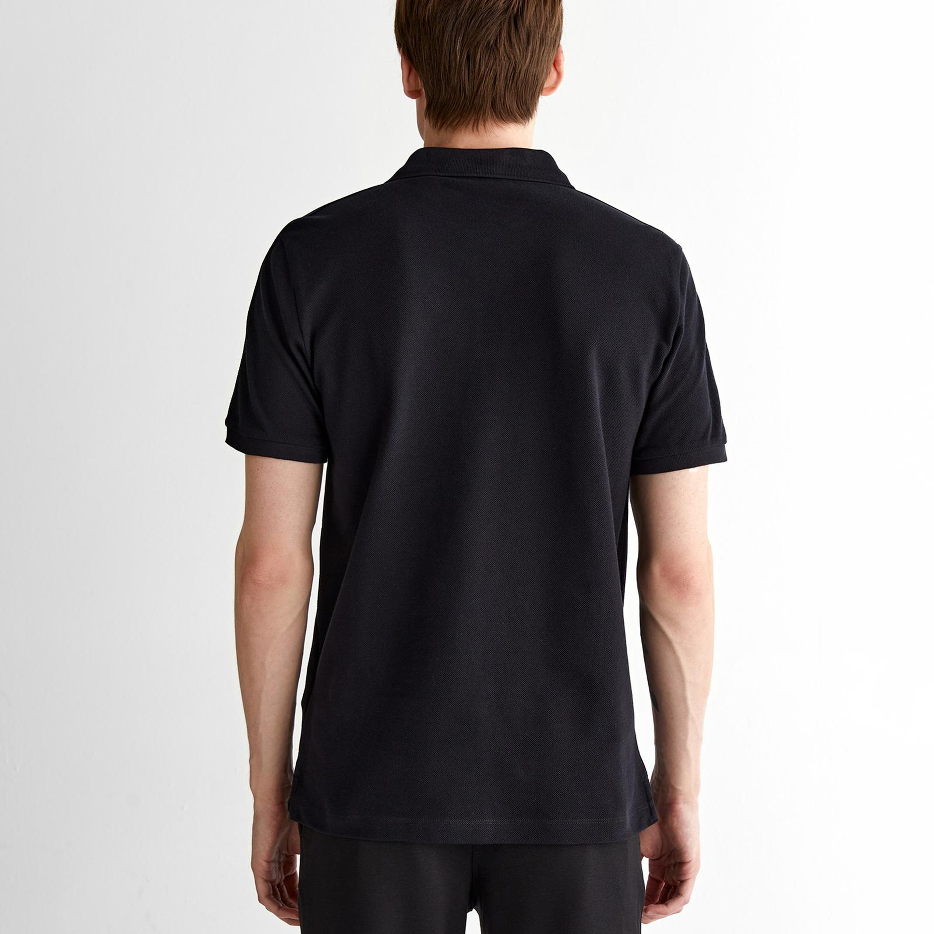 GANT Erkek Siyah Regular Fit Logolu Polo