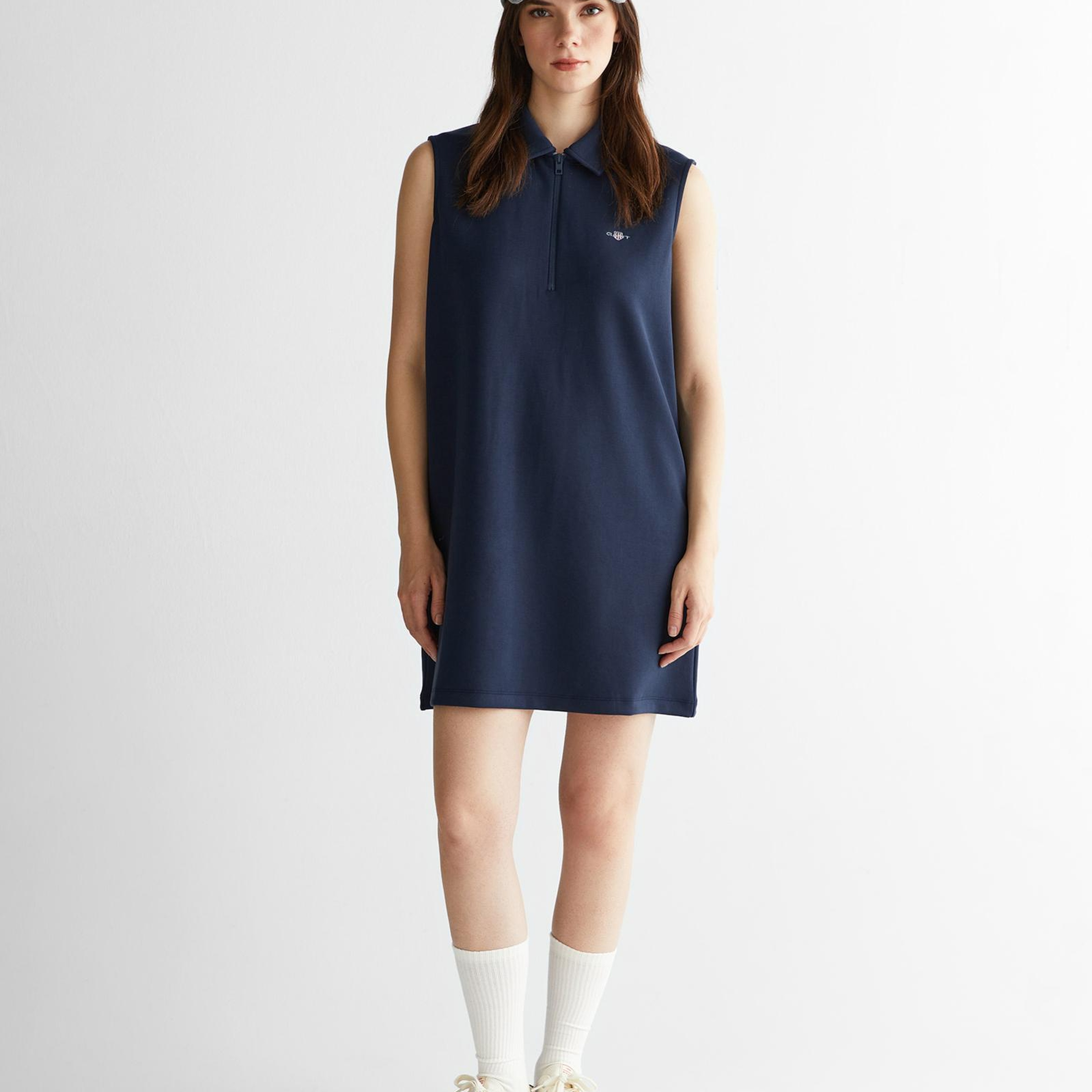 GANT Kadın Lacivert Logolu Elbise