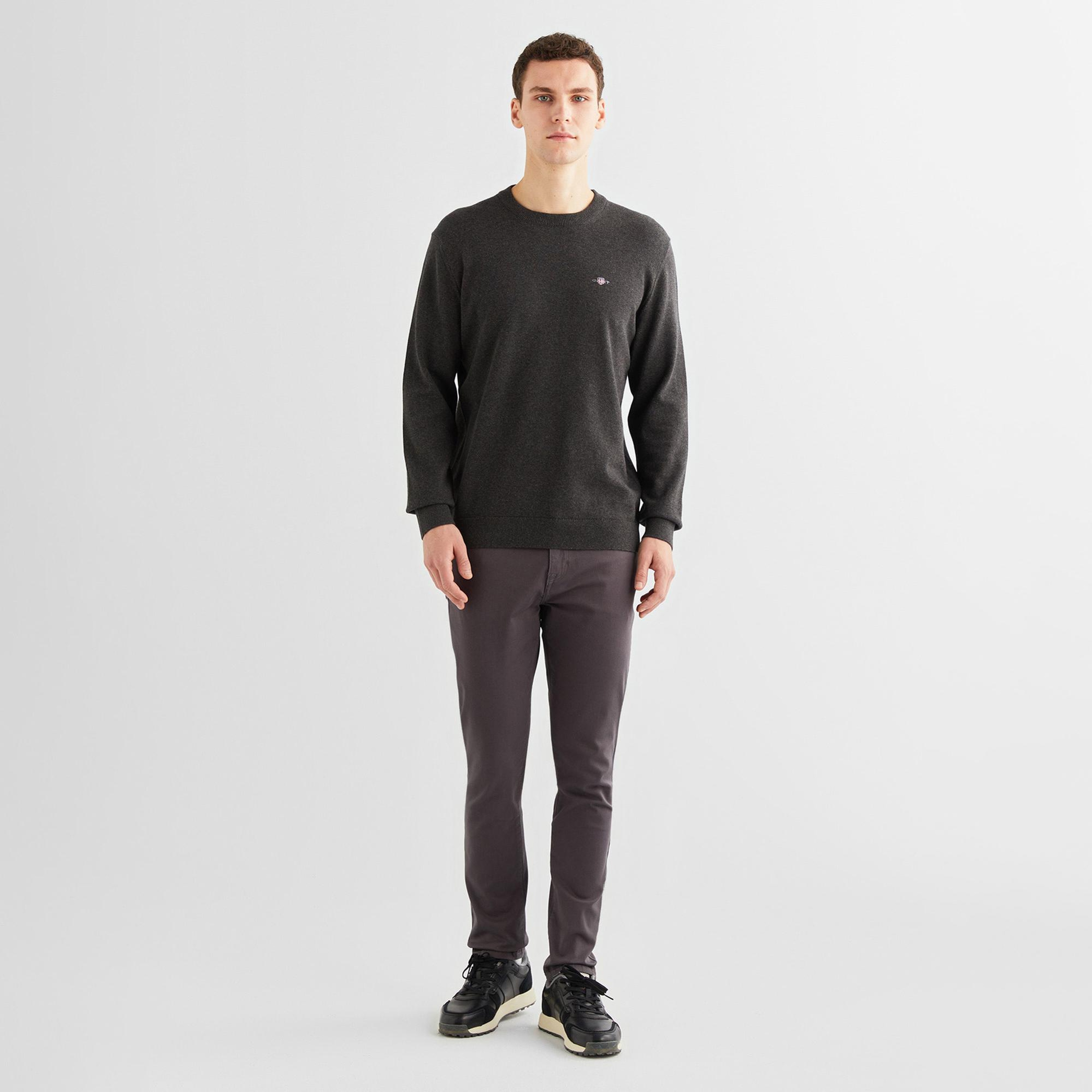 GANT Erkek Gri Slim Fit Pantolon