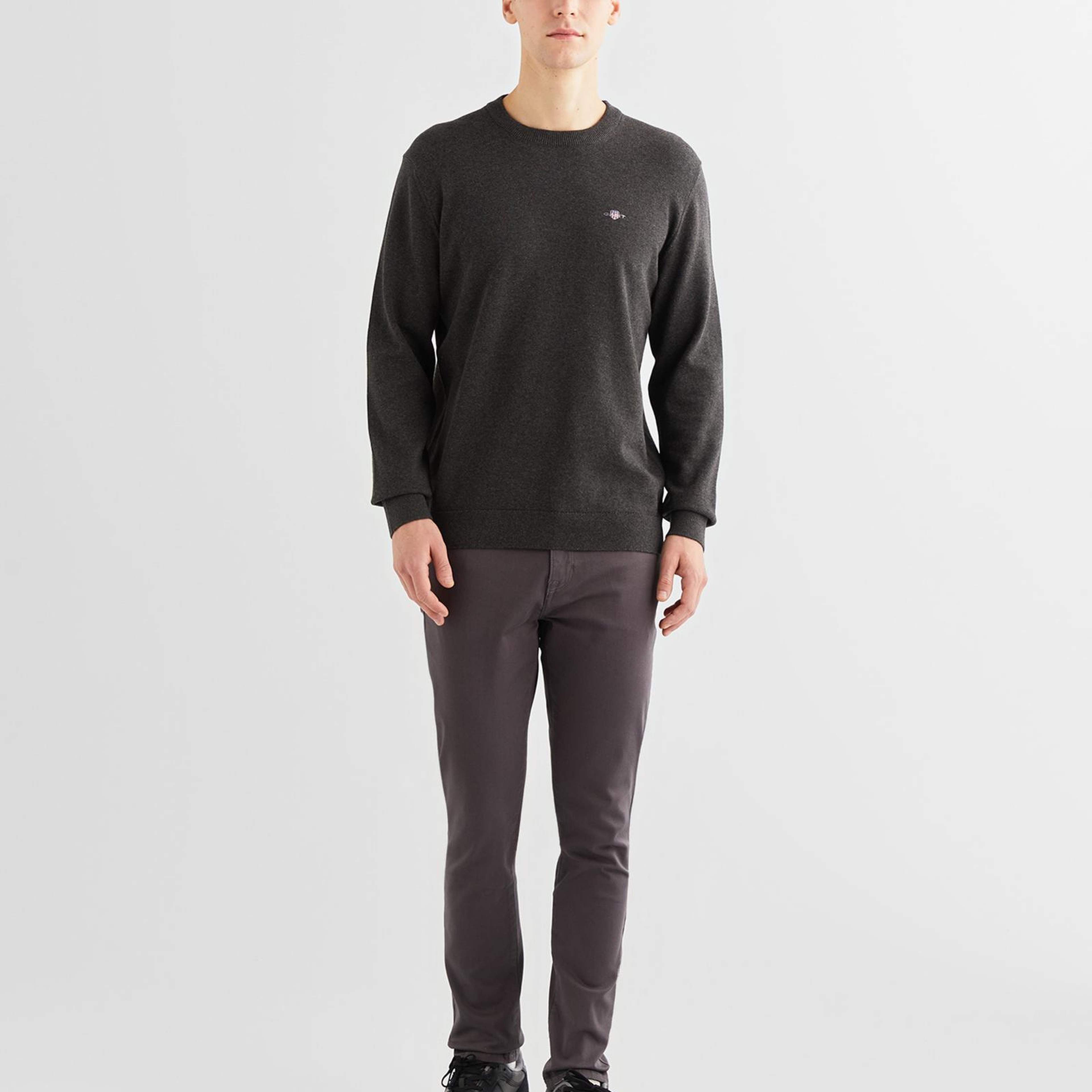 GANT Erkek Gri Slim Fit Pantolon