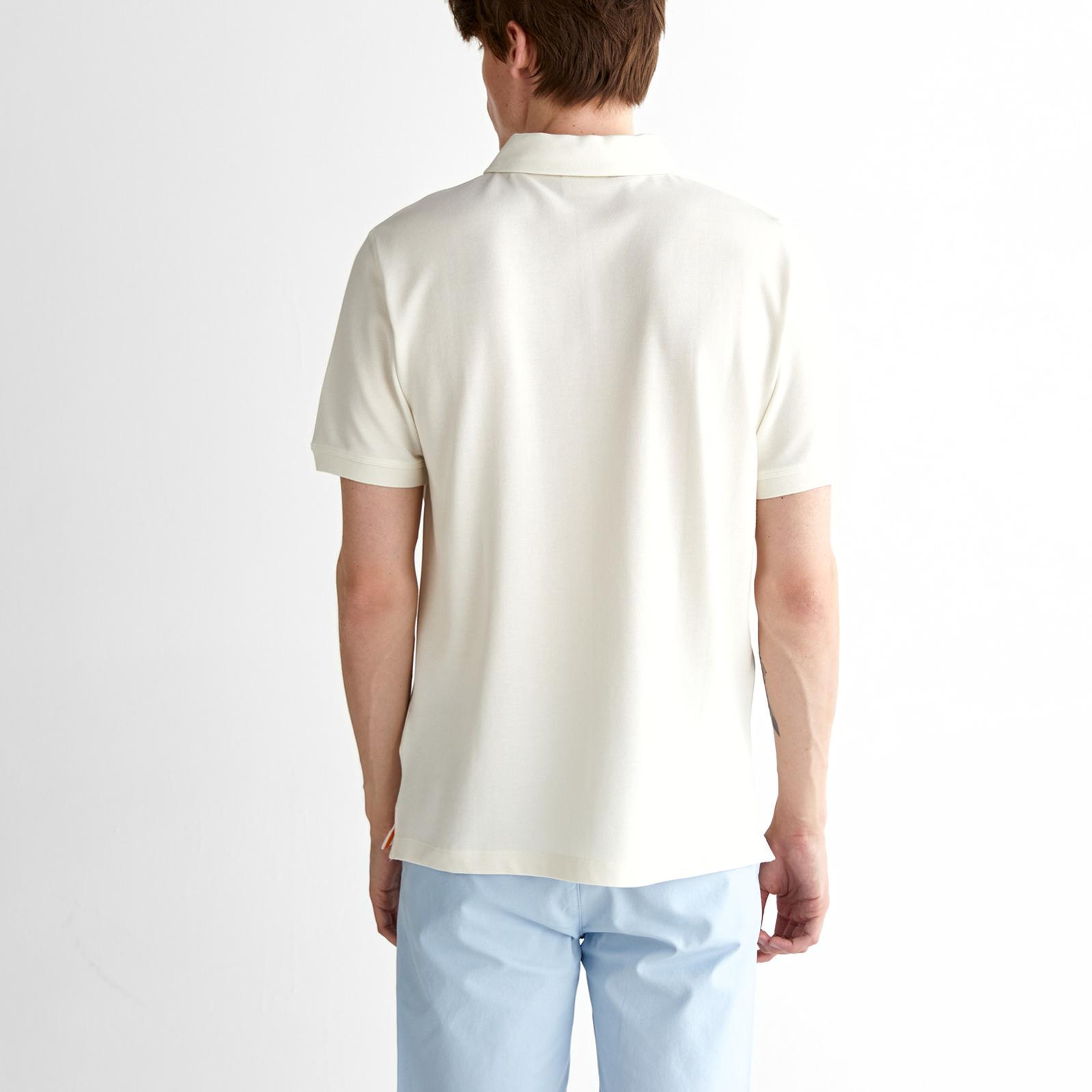 GANT Erkek Krem Regular Fit Logolu Polo