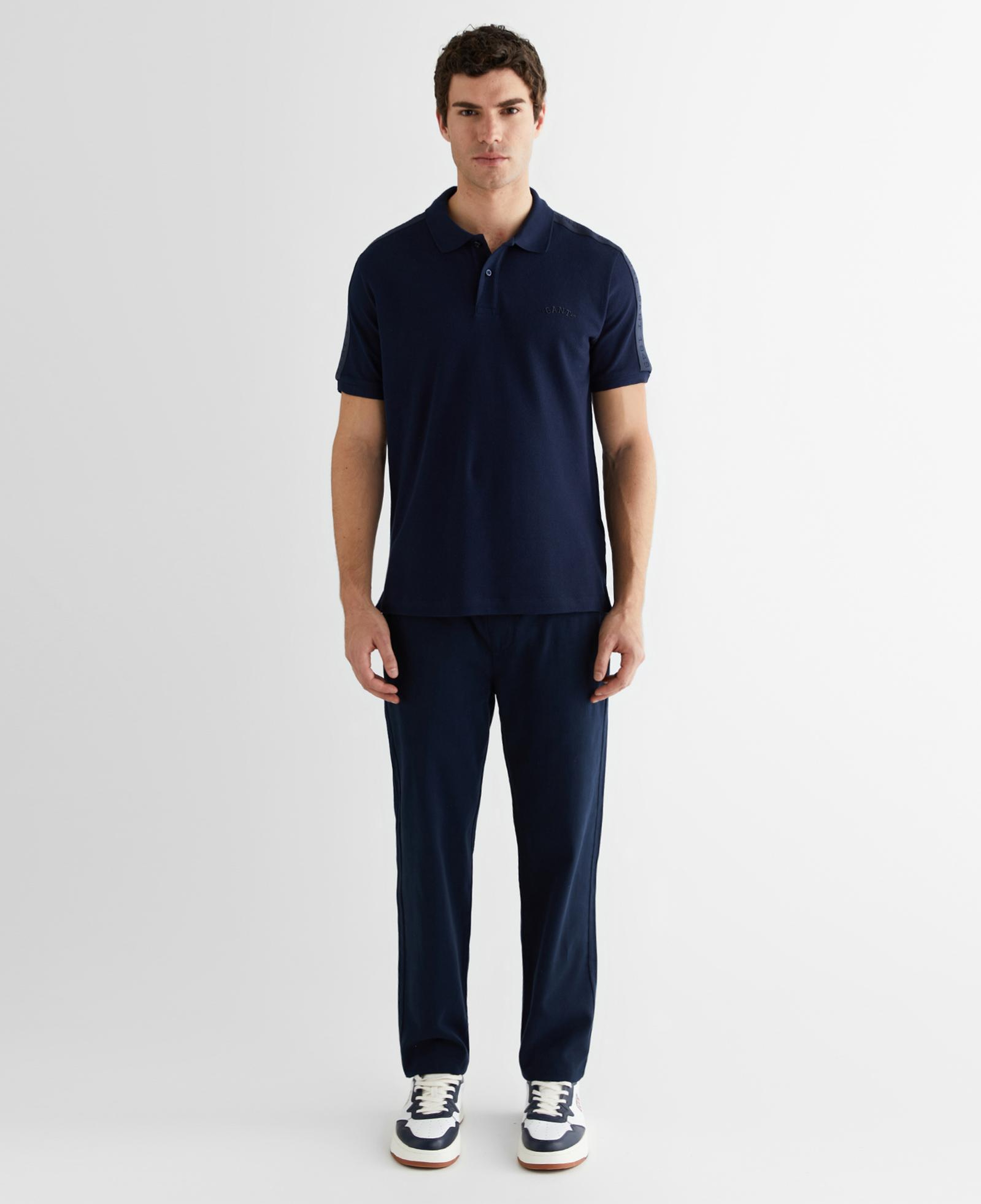 GANT Erkek Lacivert Regular Fit Logolu Polo