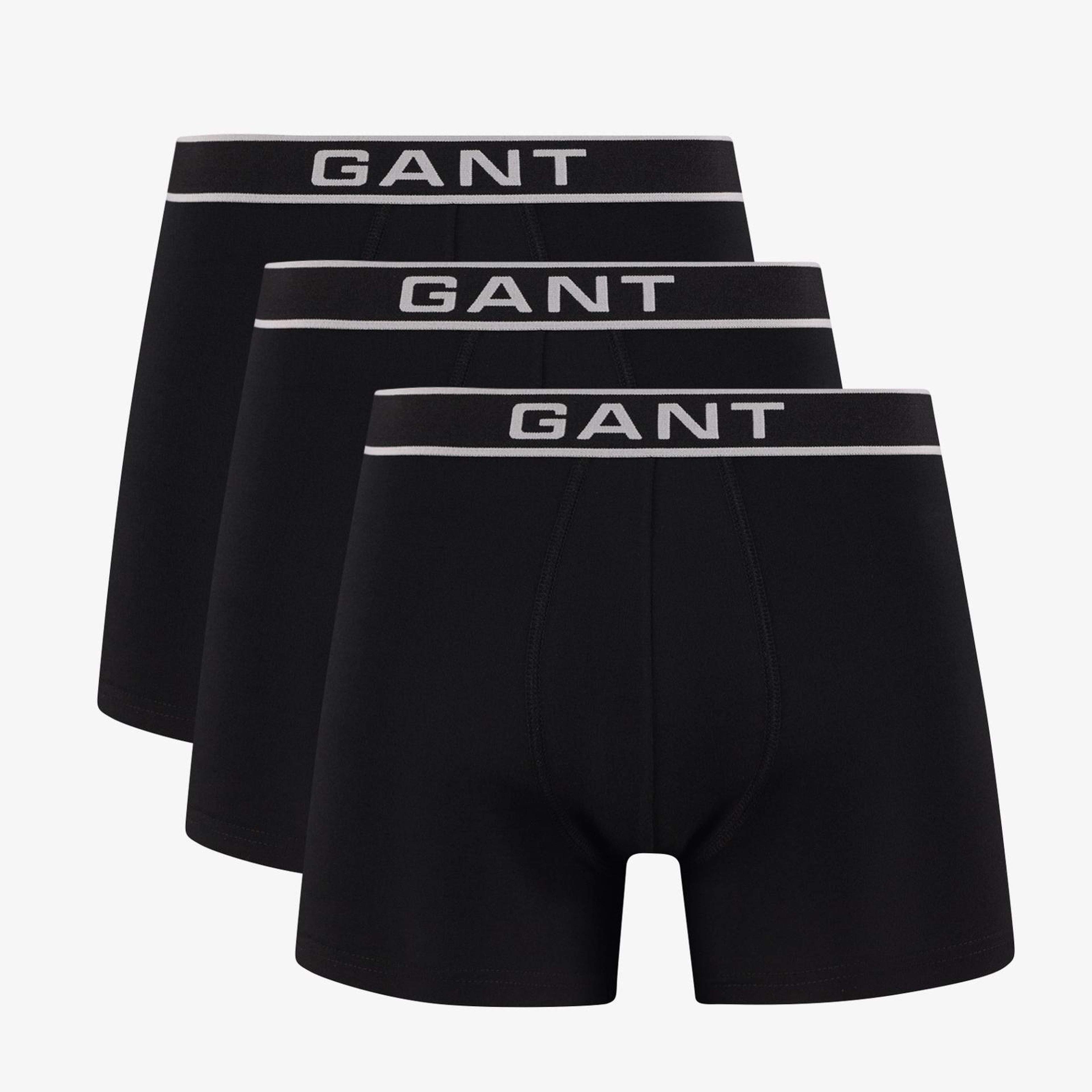 GANT Erkek Siyah Düz Boxer