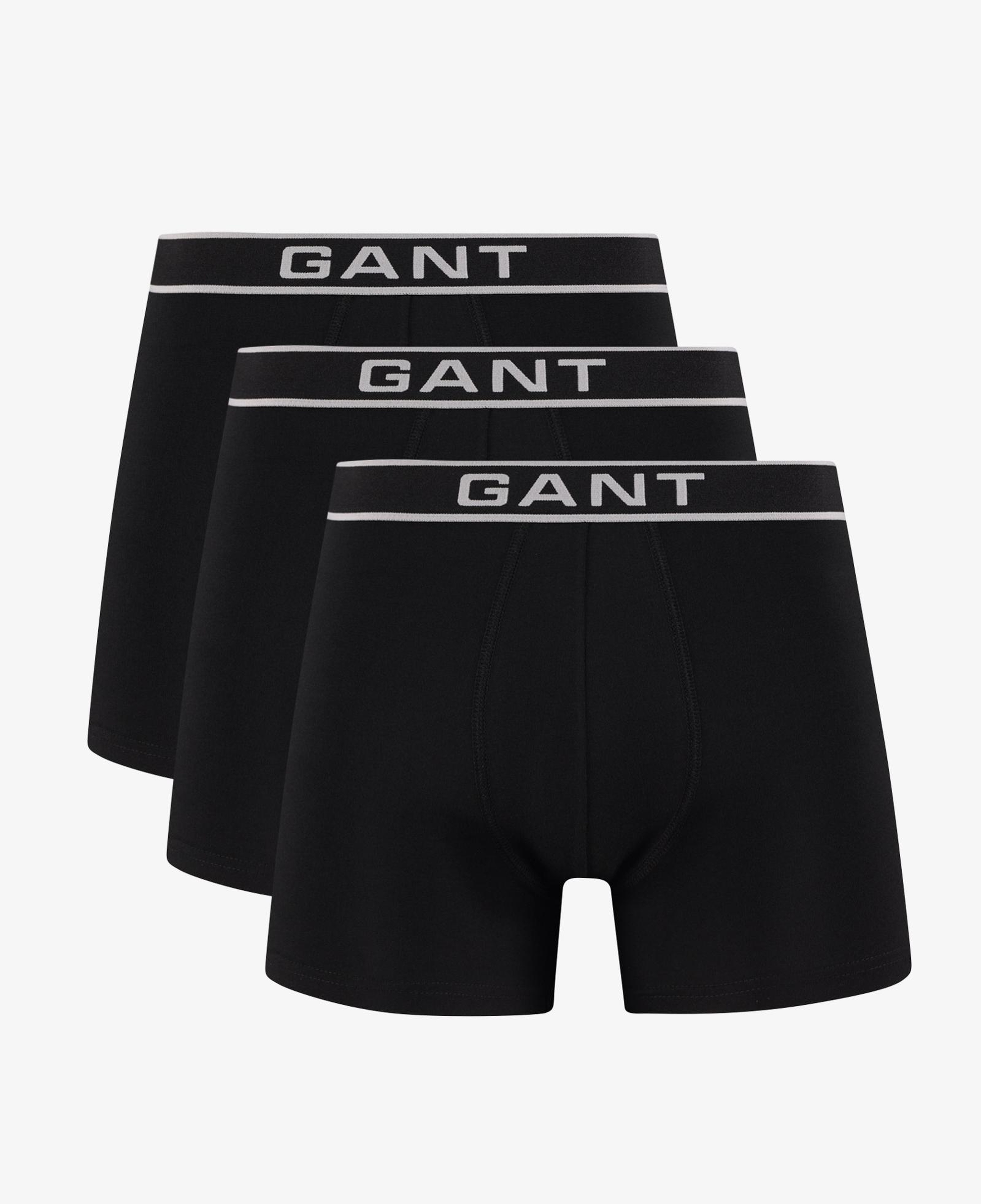 GANT Erkek Siyah Düz Boxer