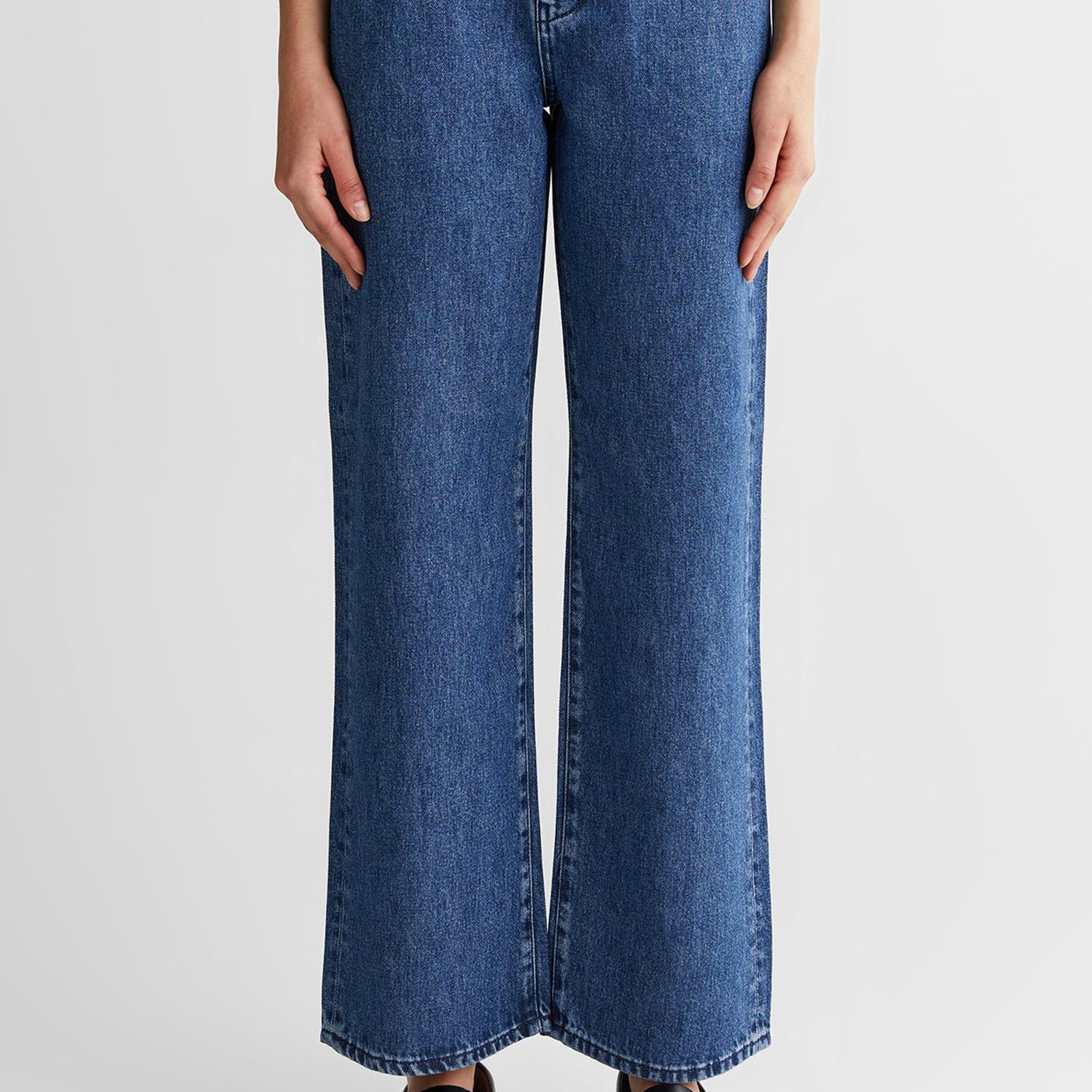 GANT Kadın Mavi Straight Fit Jean