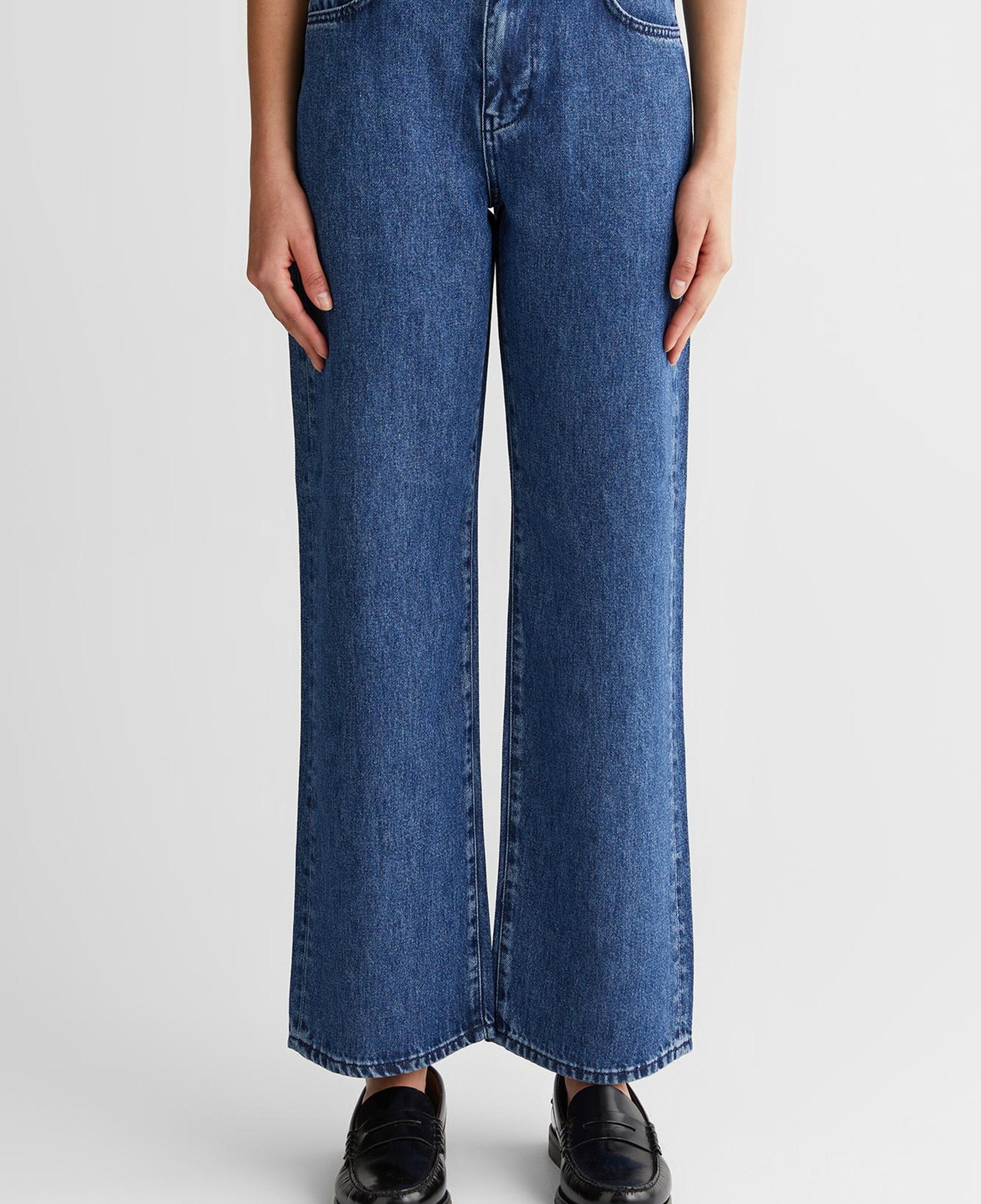 GANT Kadın Mavi Straight Fit Jean