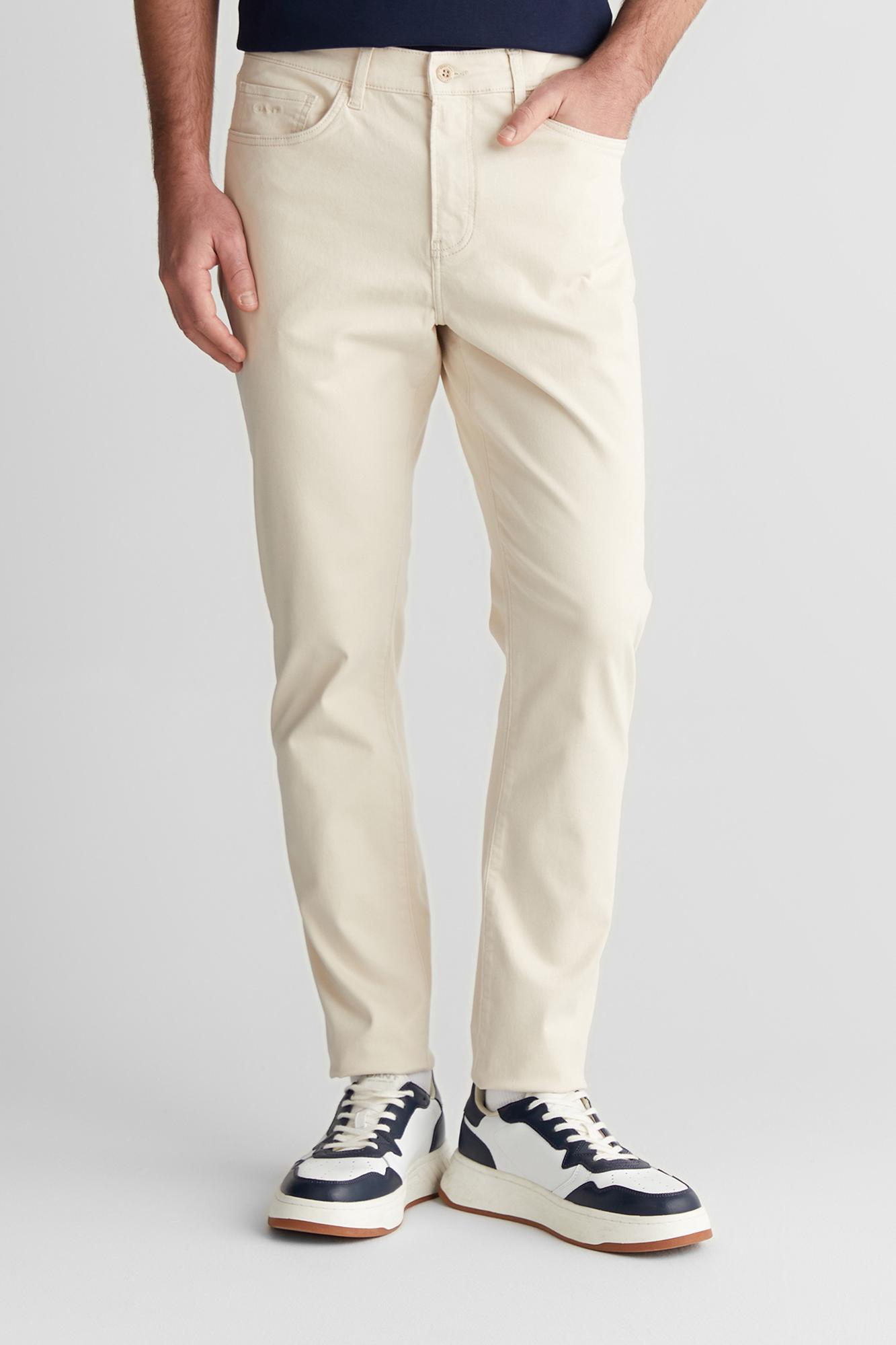 GANT Erkek Bej Slim Fit Pantolon