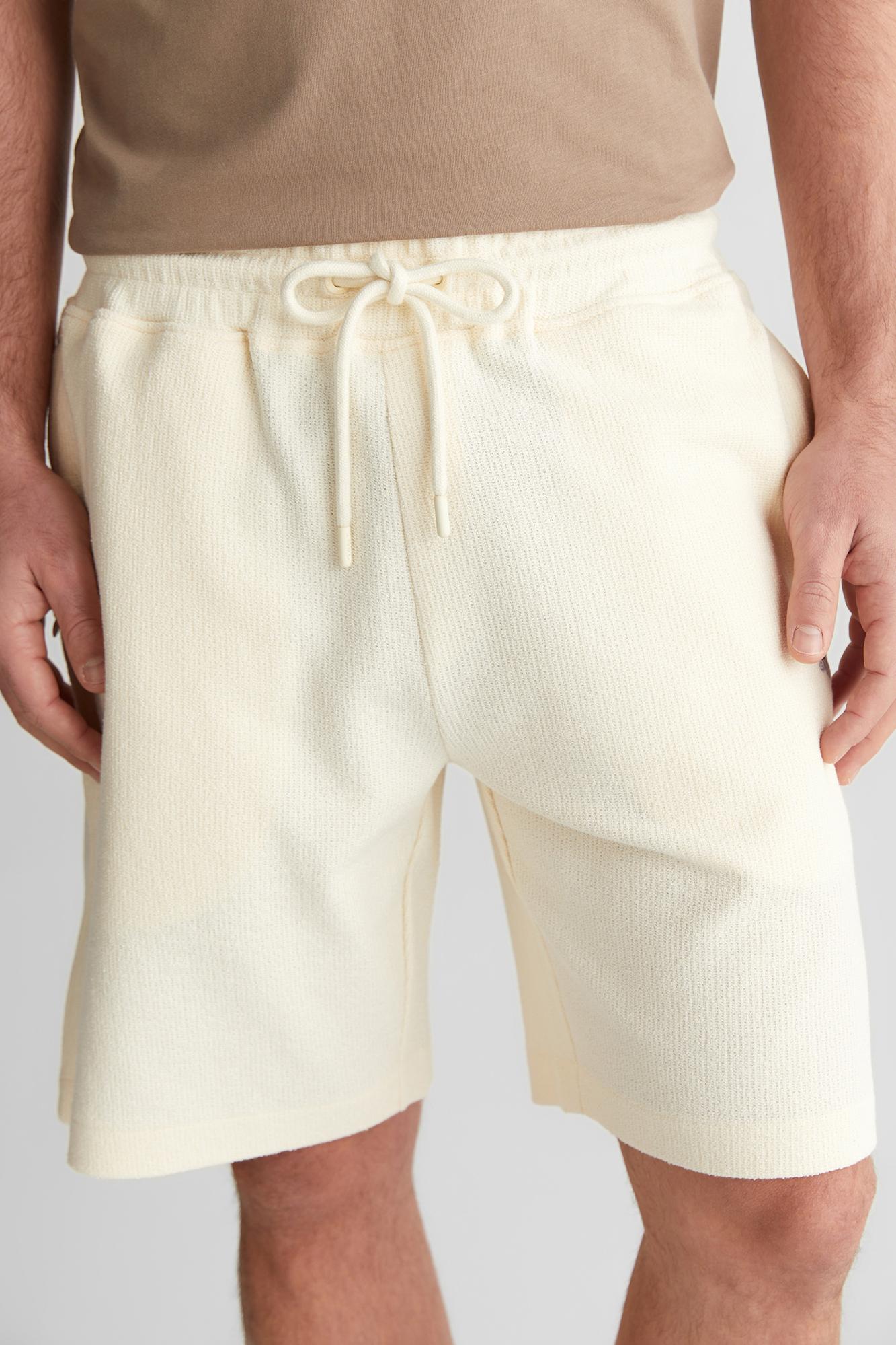 GANT Erkek Krem Düz Şort