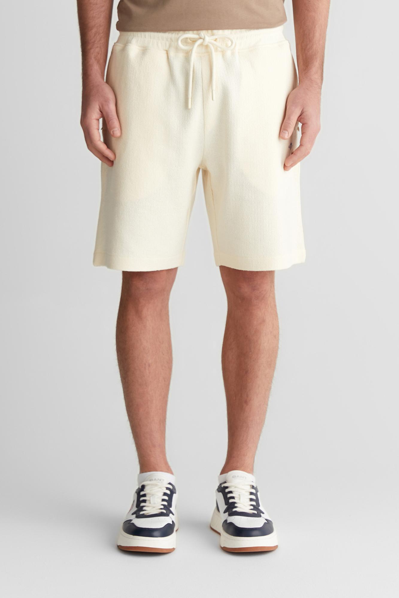 GANT Erkek Krem Düz Şort