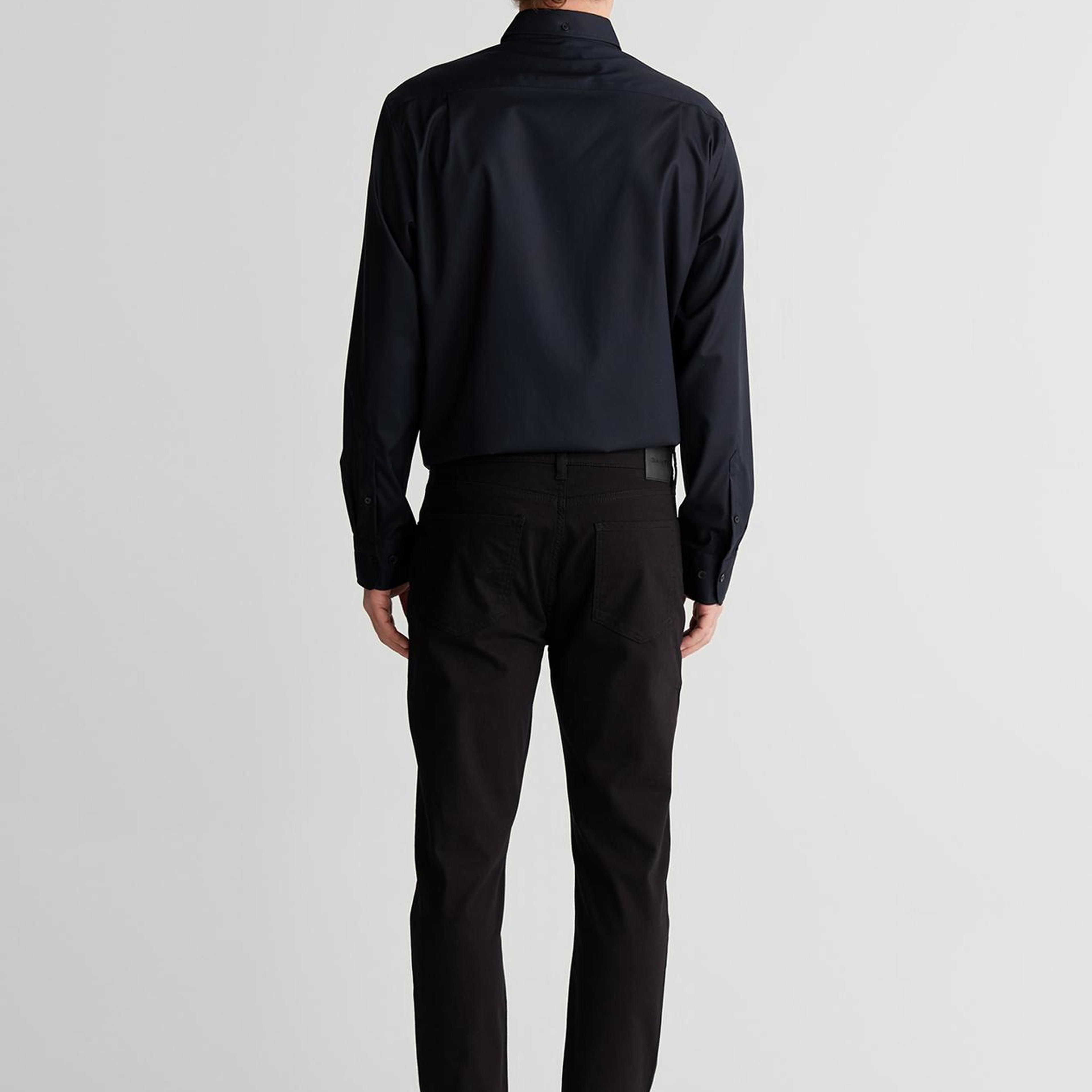 GANT Erkek Siyah Slim Fit Pantolon