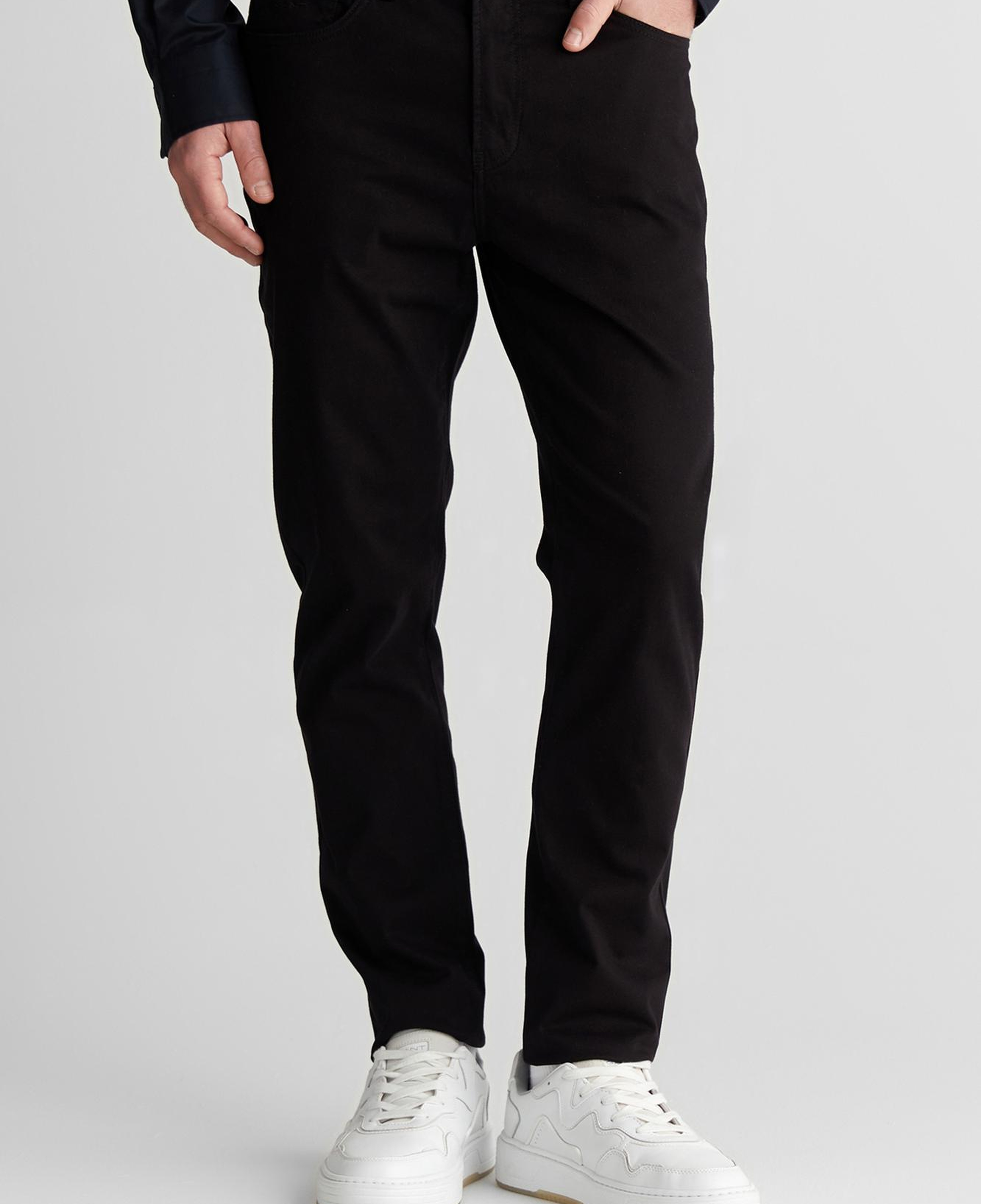 GANT Erkek Siyah Slim Fit Pantolon