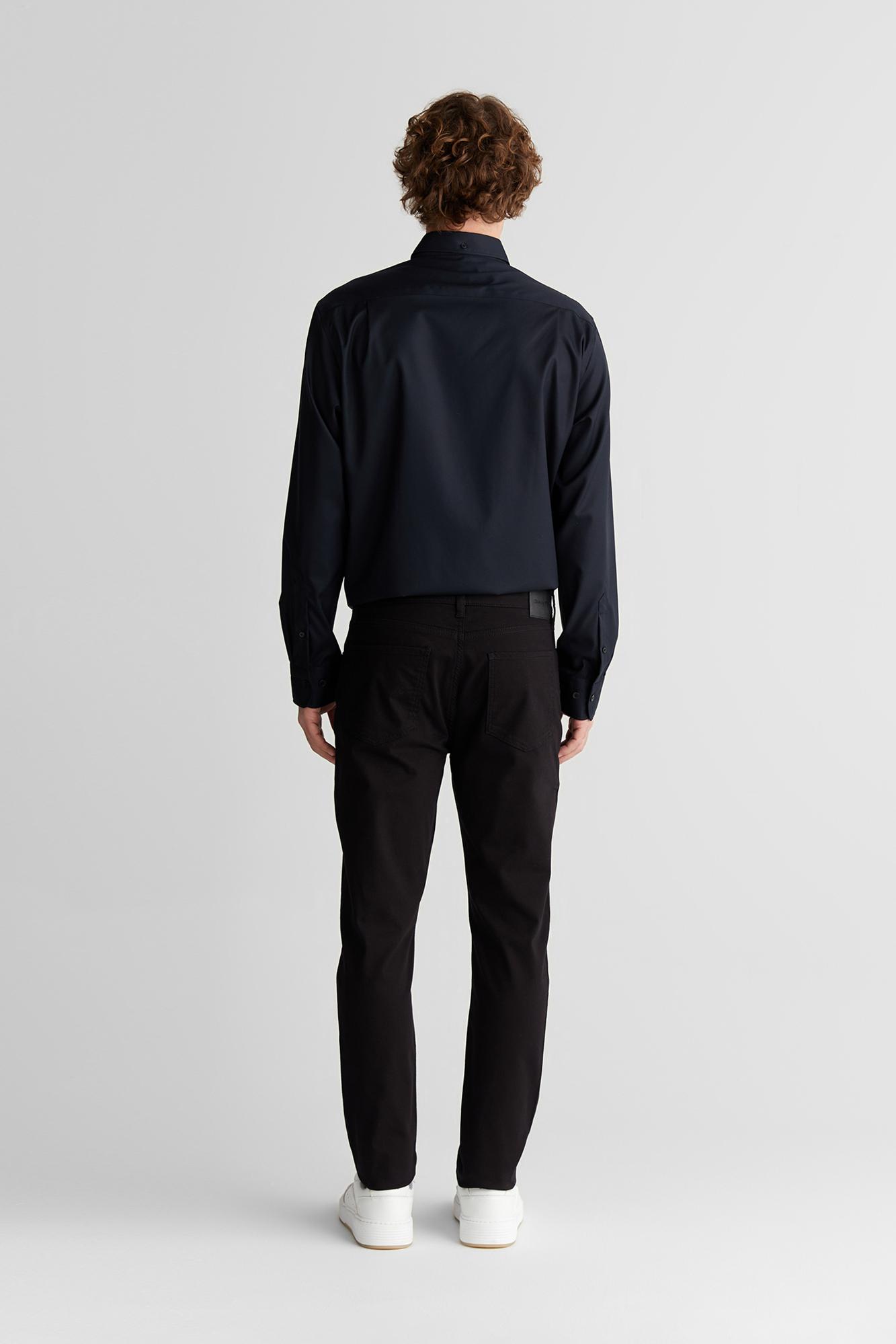 GANT Erkek Siyah Slim Fit Pantolon