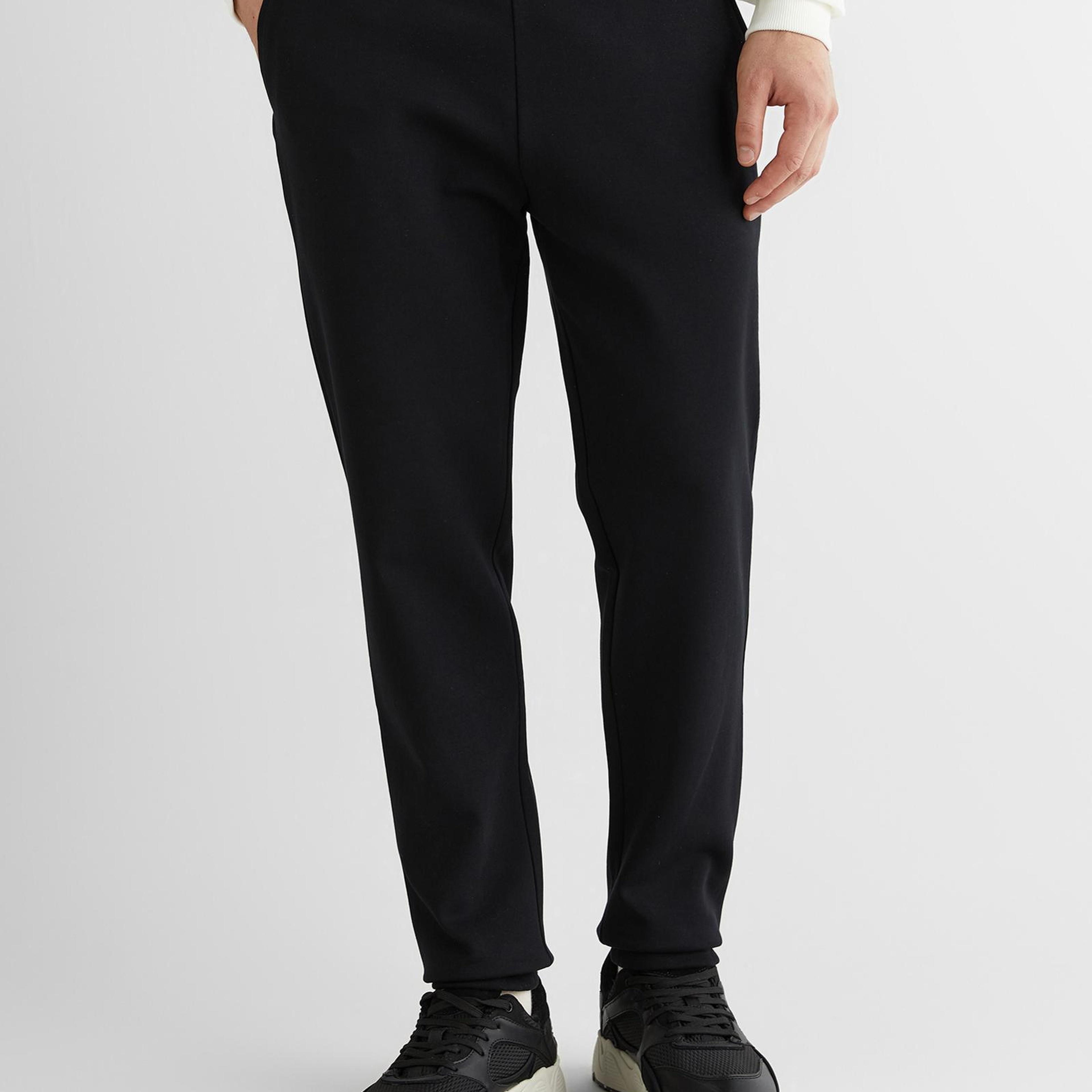 GANT Erkek Siyah Regular Fit Logolu Eşofman Altı