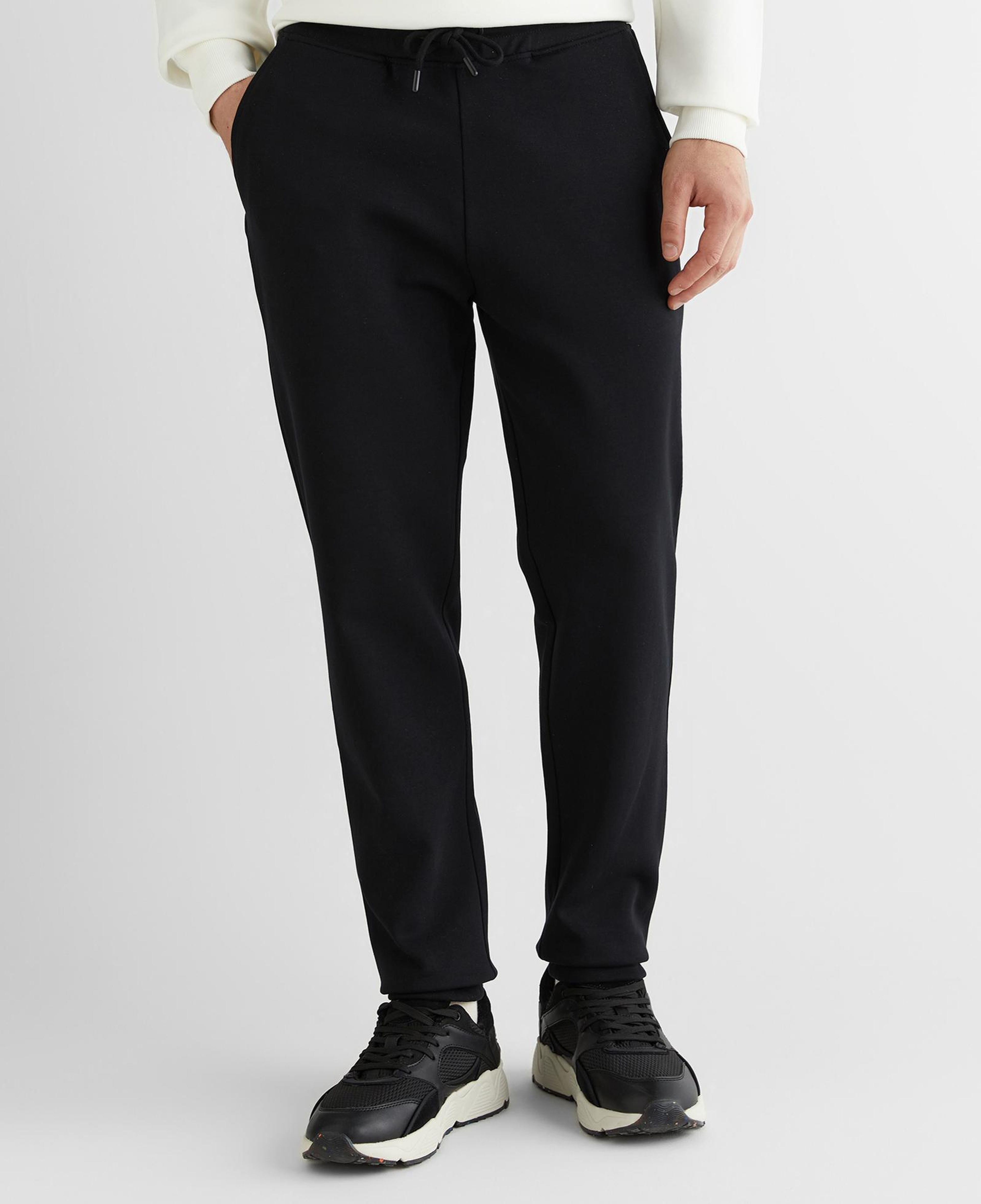 GANT Erkek Siyah Regular Fit Logolu Eşofman Altı