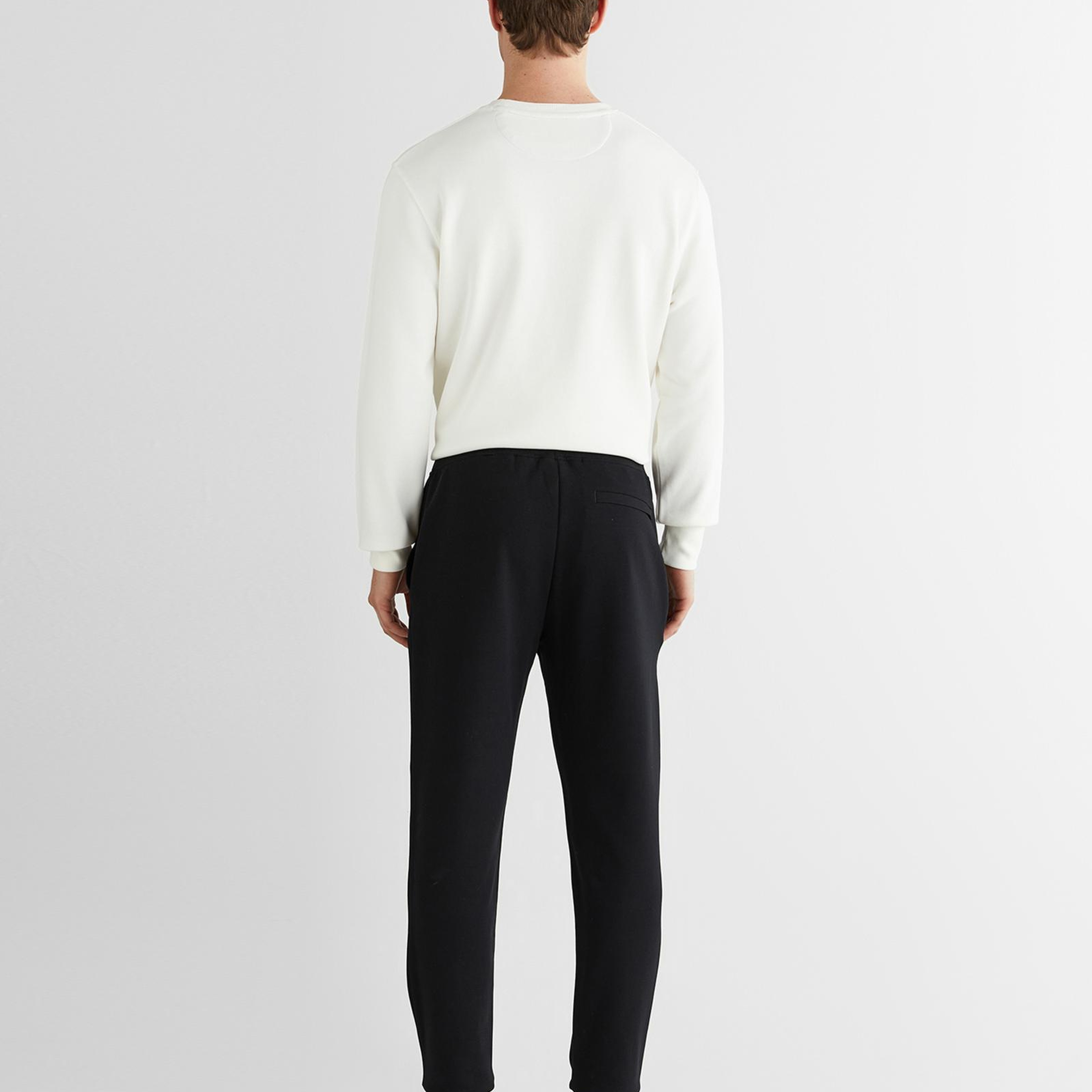 GANT Erkek Siyah Regular Fit Logolu Eşofman Altı