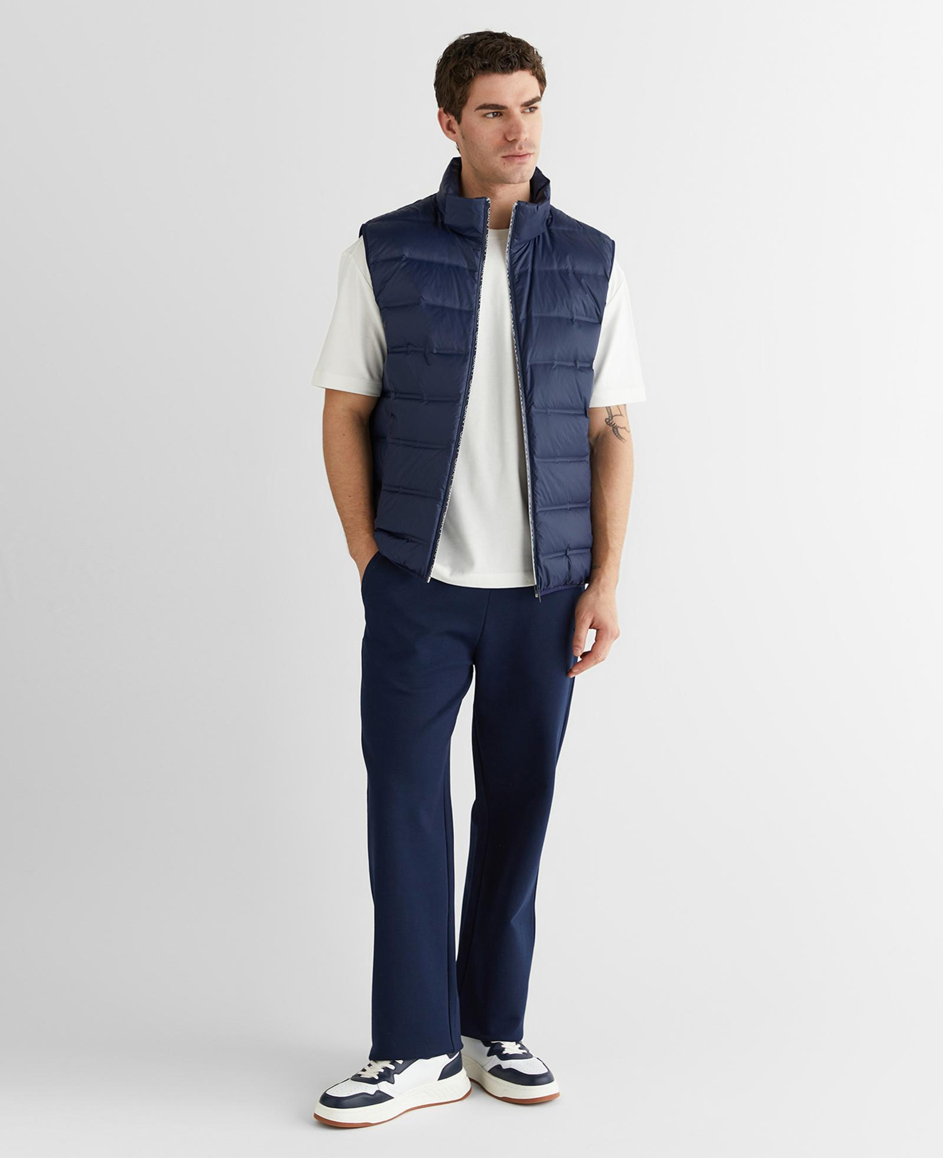 GANT Erkek Lacivert Regular Fit Baskılı Eşofman Altı