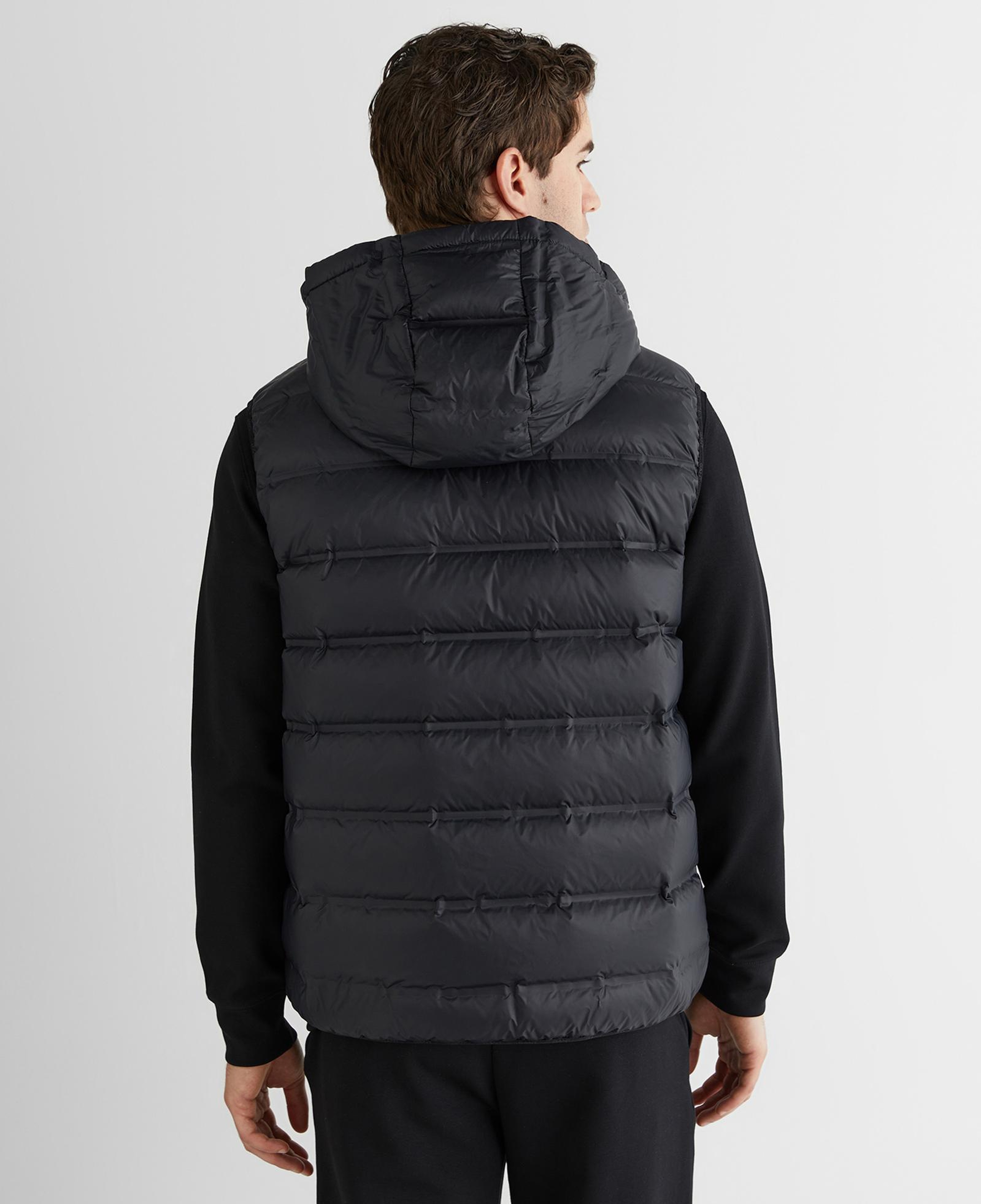 GANT Erkek Siyah Kapüşonlu Yelek