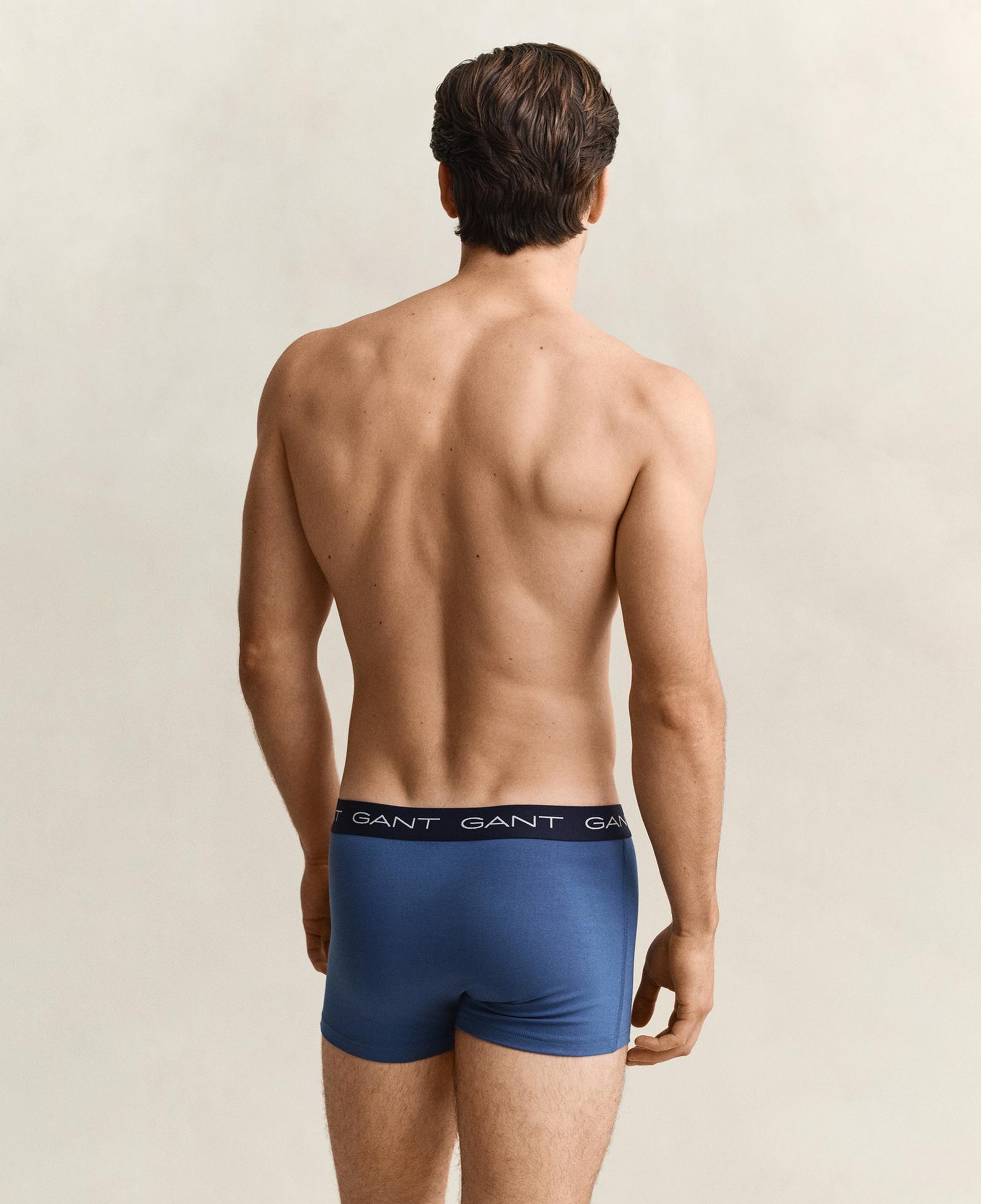 GANT Erkek Mavi Düz Boxer