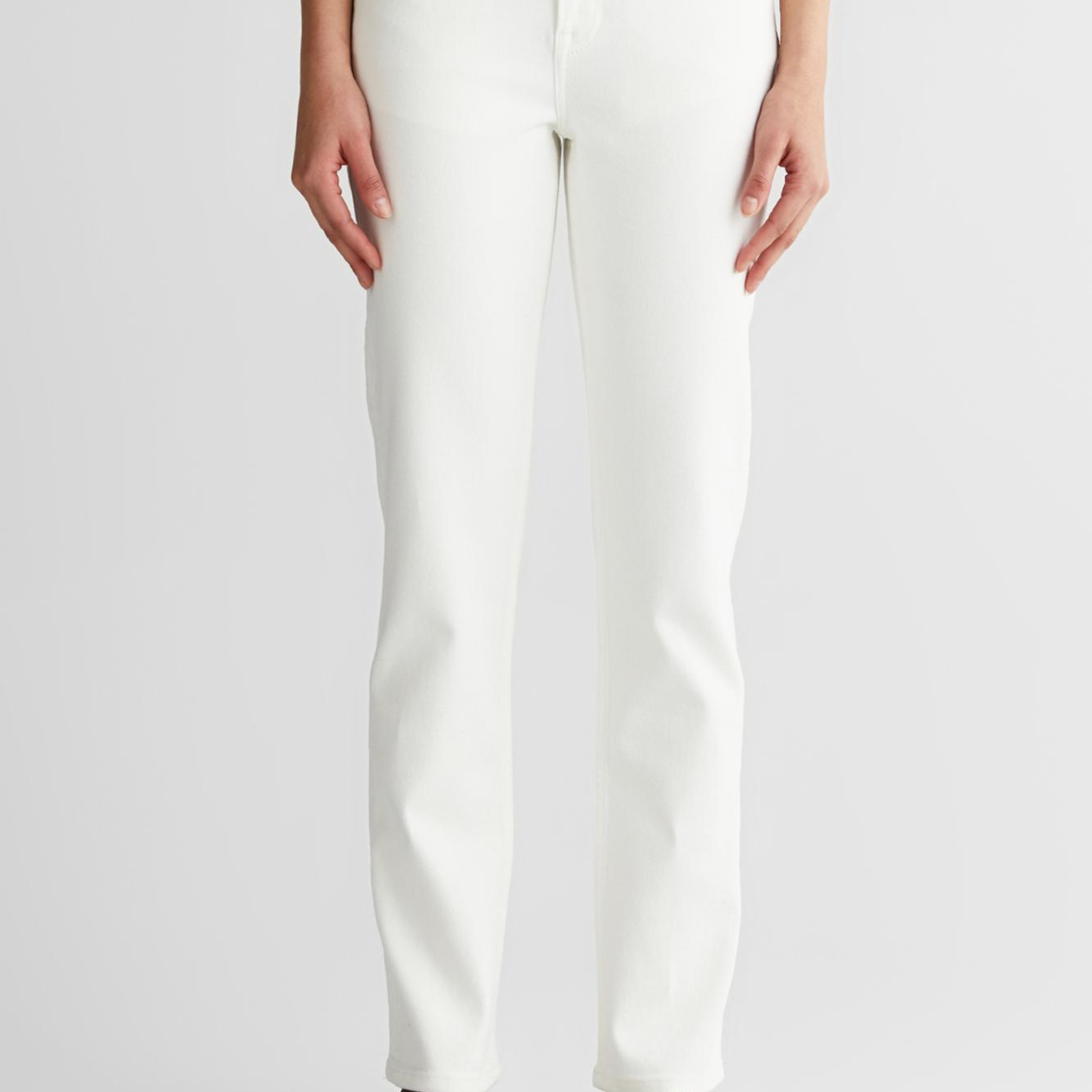 GANT Kadın Beyaz Regular Fit Jean