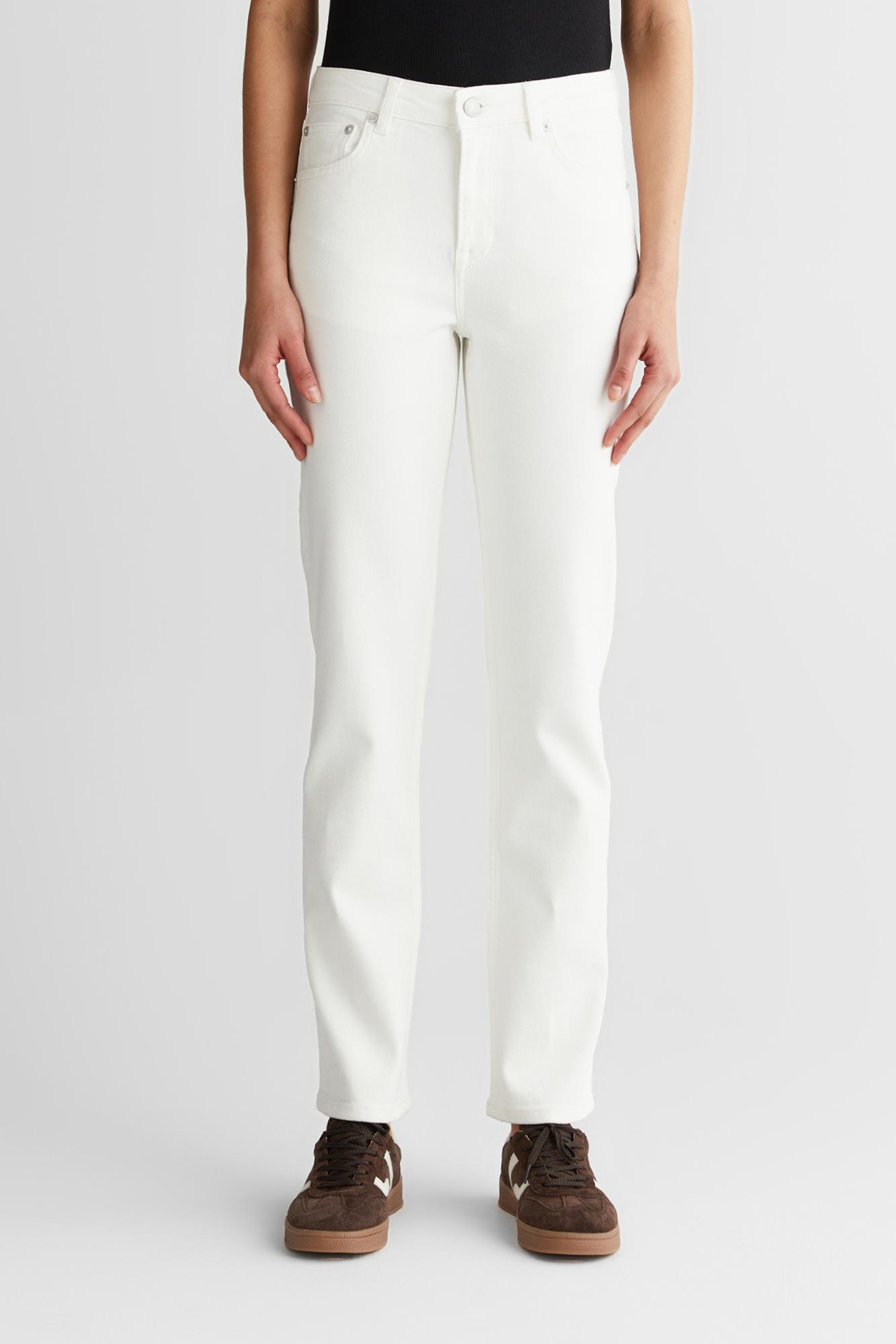 GANT Kadın Beyaz Regular Fit Jean